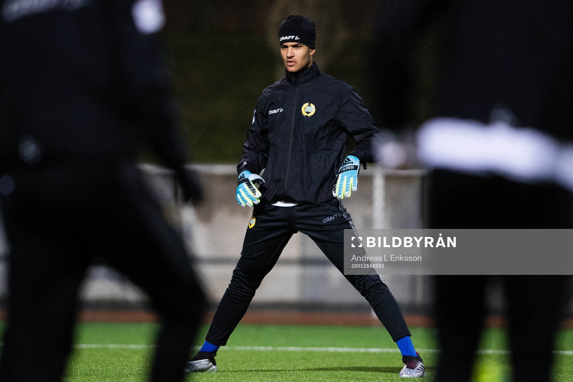 Hammarbys målvakt Oliver Dovin