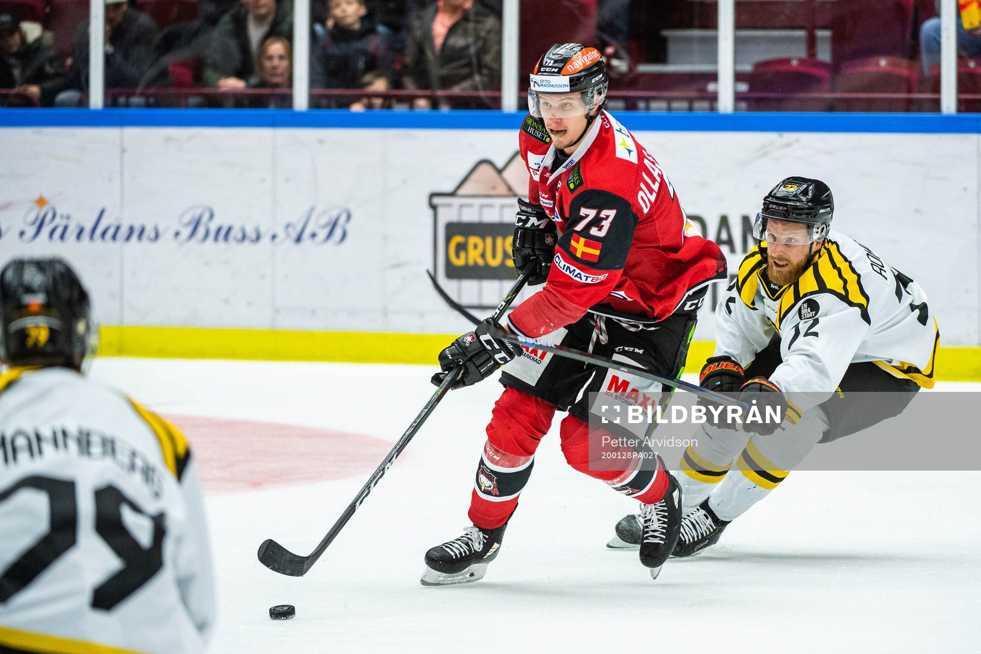 Malmö Redhawks Adam Ollas Mattsson och Brynäs Joachim