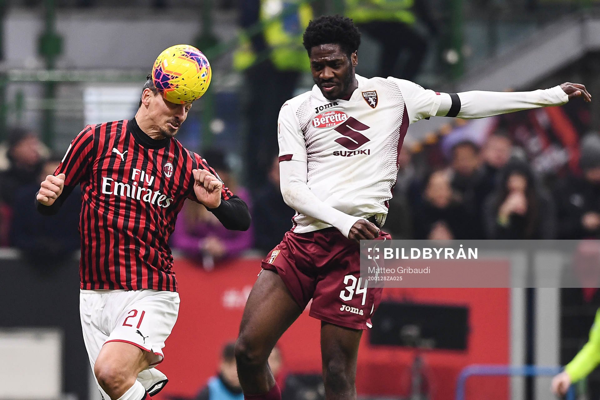 Zlatan Ibrahimovic of Milan