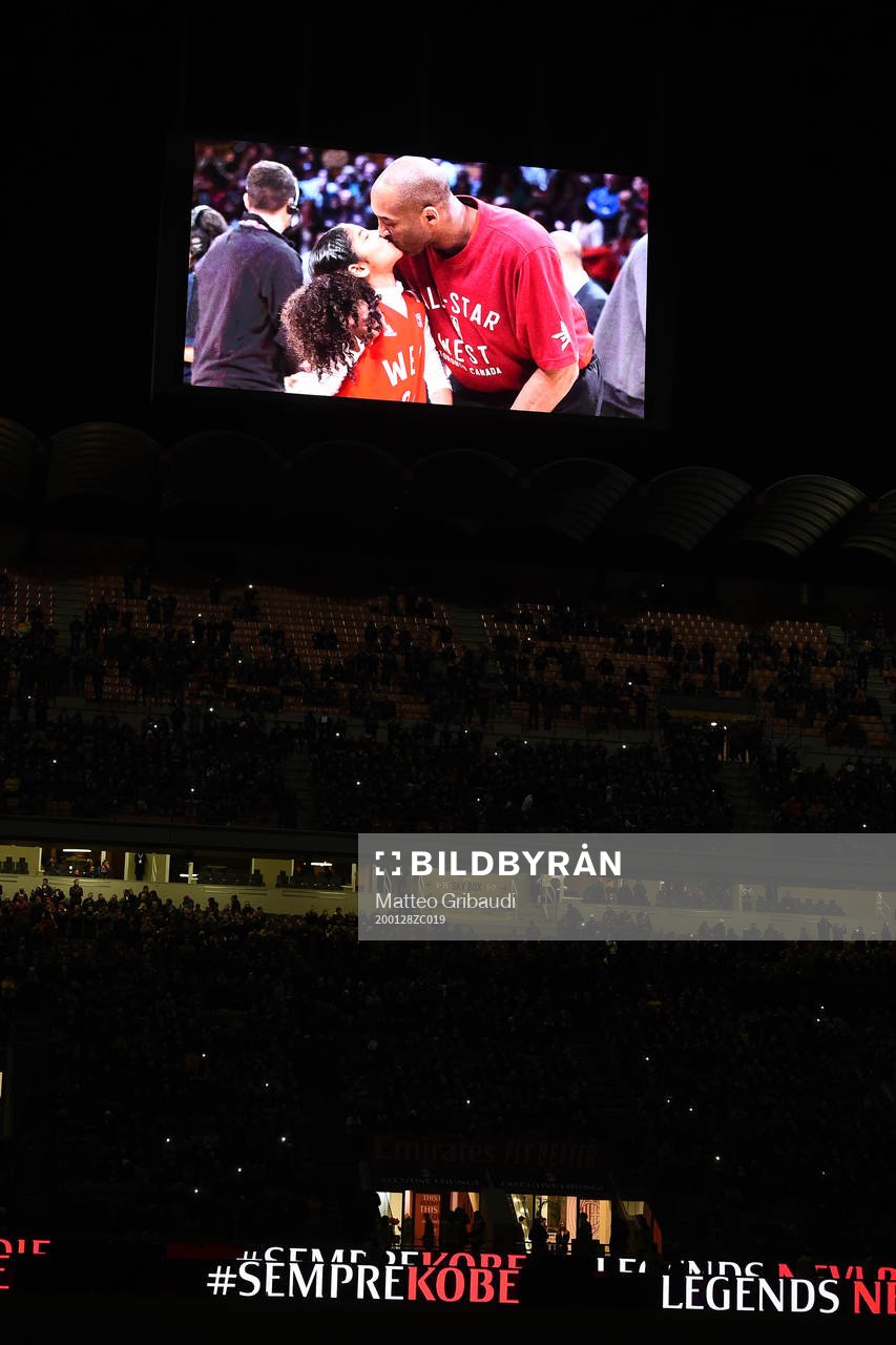 Tribute to former Los Angeles Lakers basketball player and