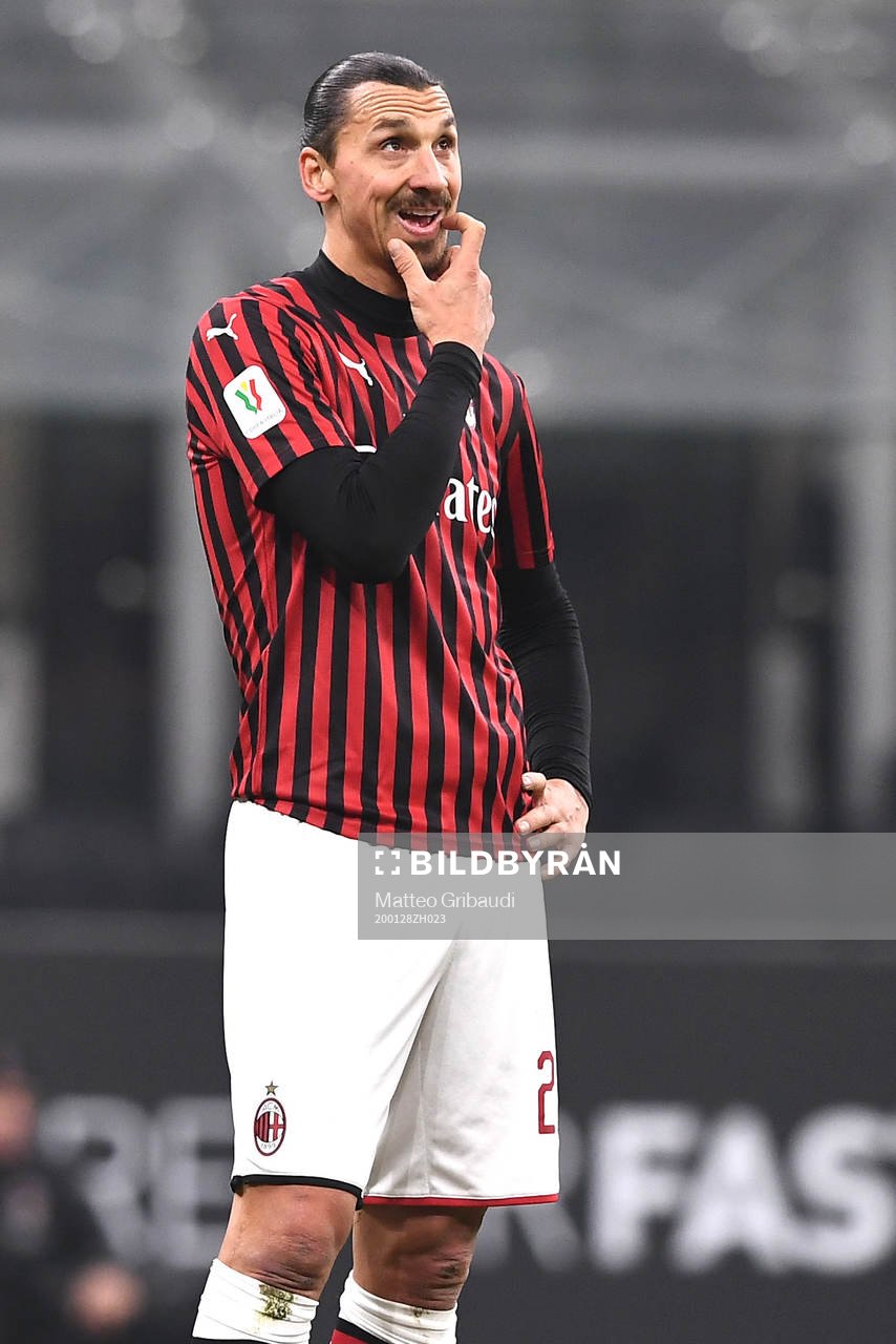 Zlatan Ibrahimovic of Milan
