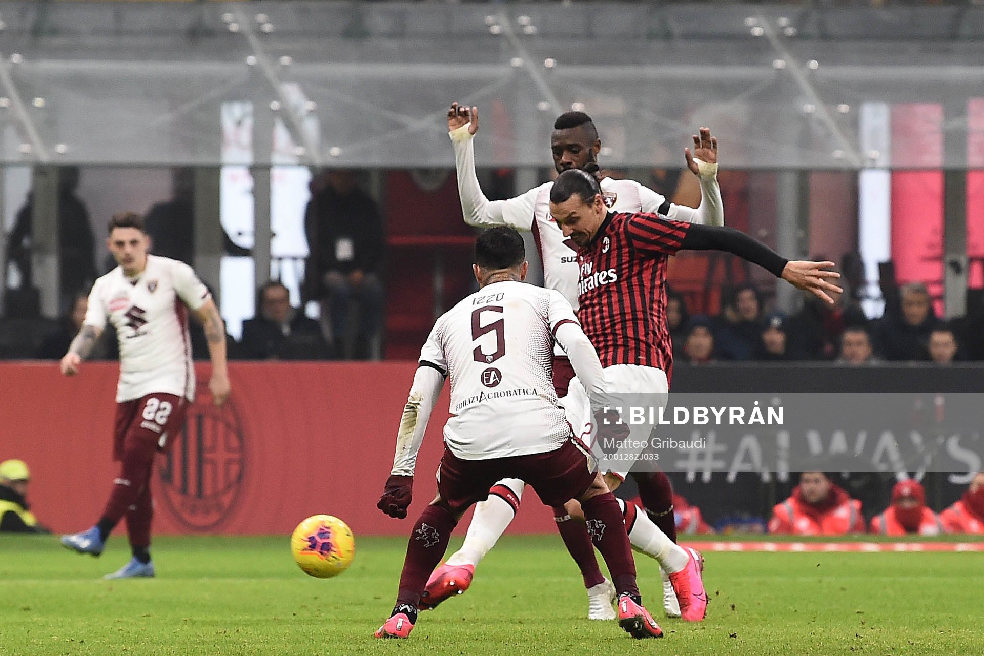 Zlatan Ibrahimovic of Milan