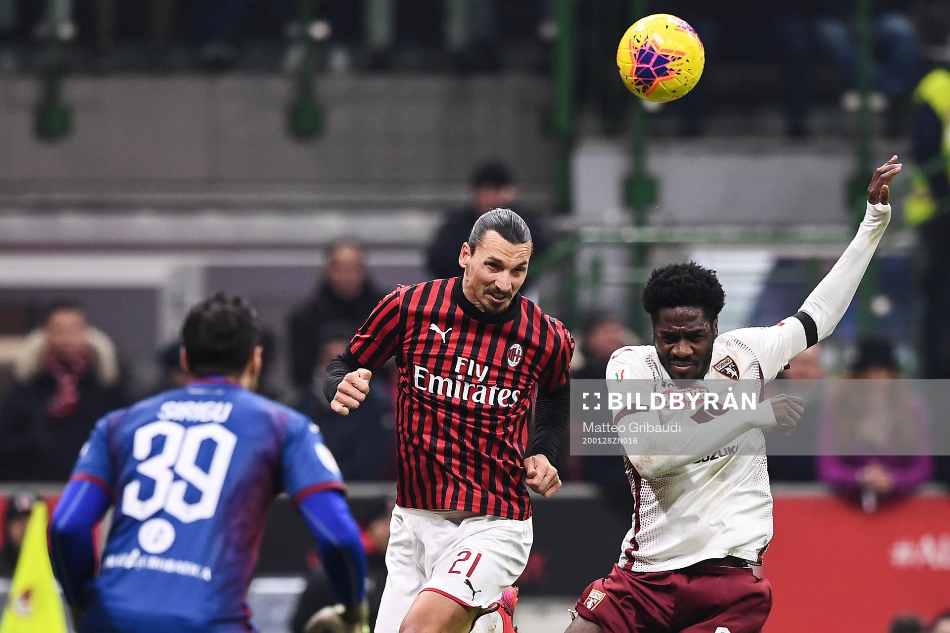 Zlatan Ibrahimovic of Milan