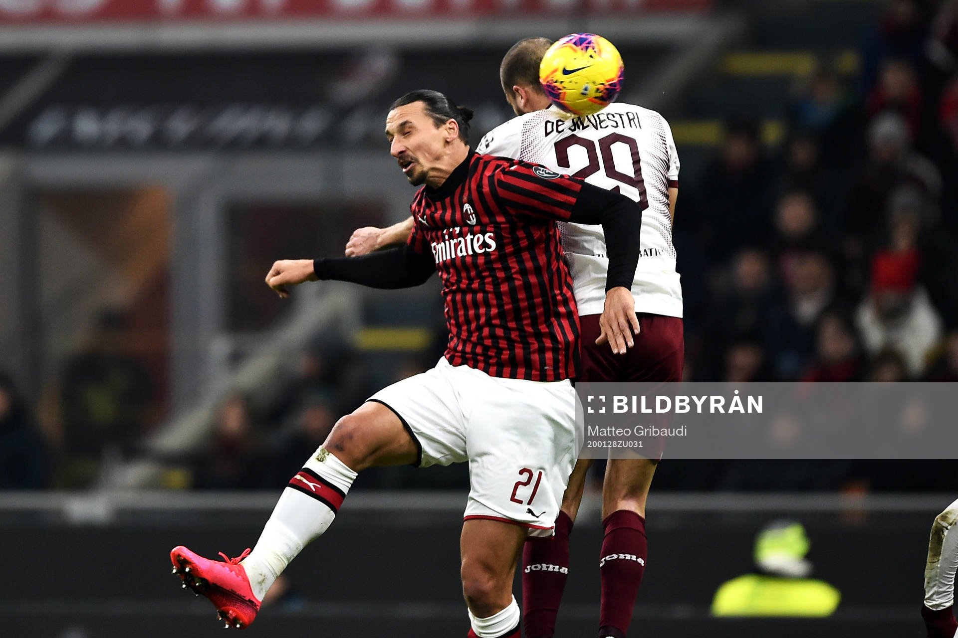 Zlatan Ibrahimovic of Milan