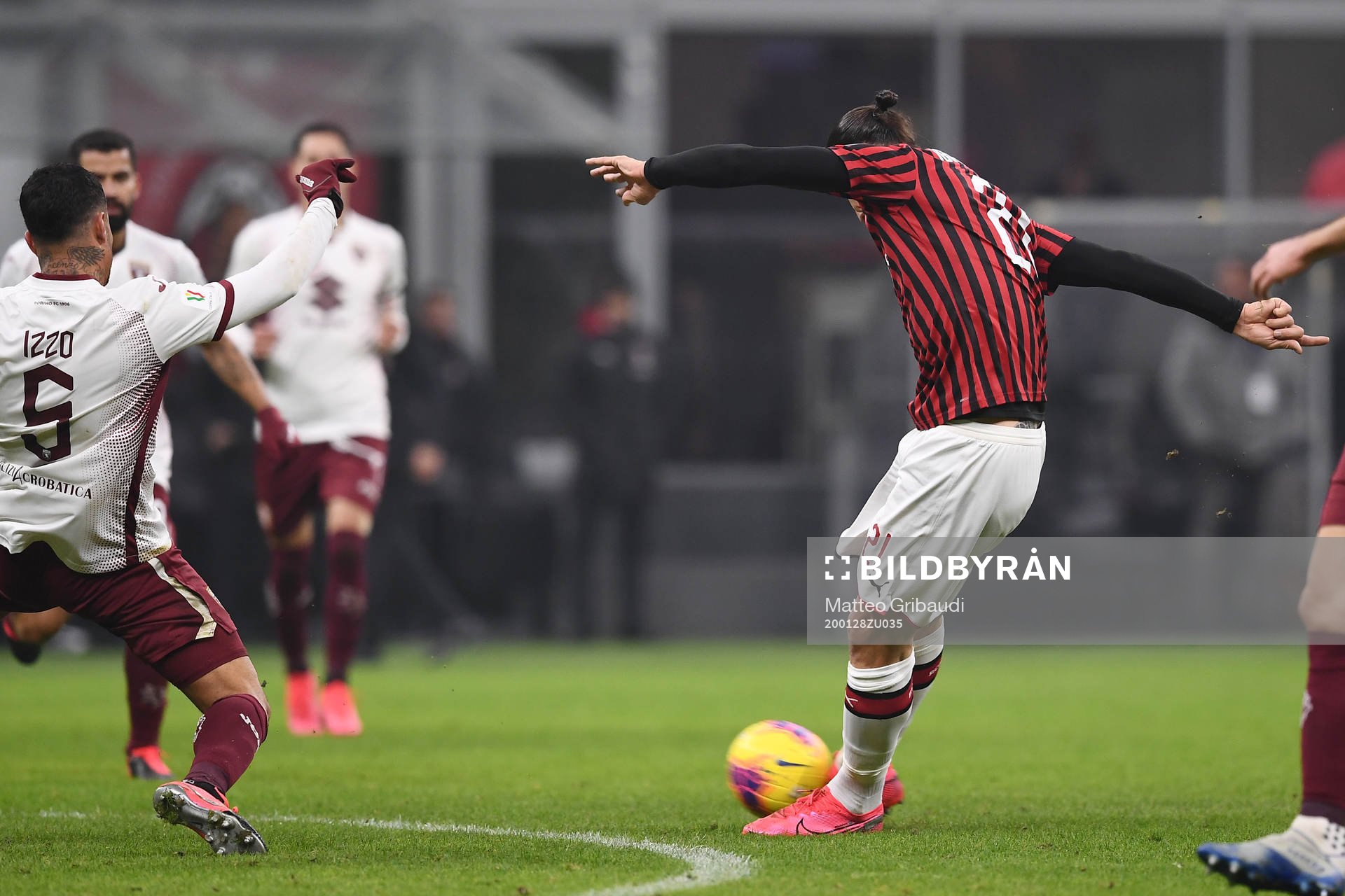 Zlatan Ibrahimovic of Milan