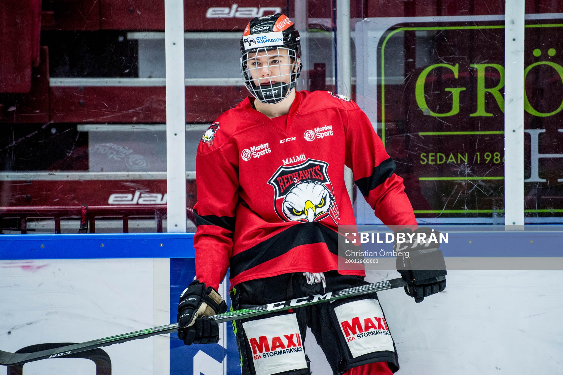 Ishockeyspelaren Helge Grans