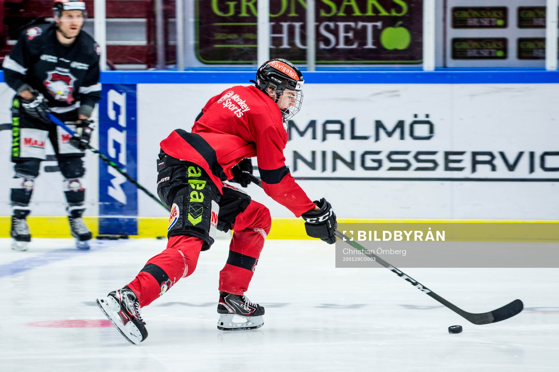 Ishockeyspelaren Helge Grans