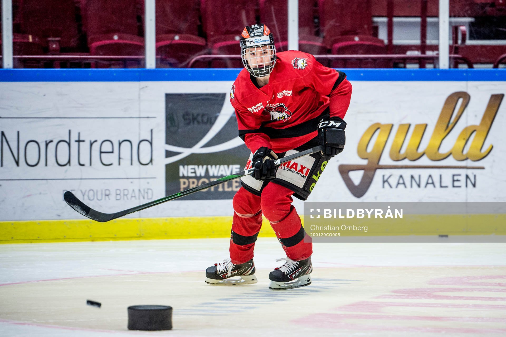 Ishockeyspelaren Helge Grans