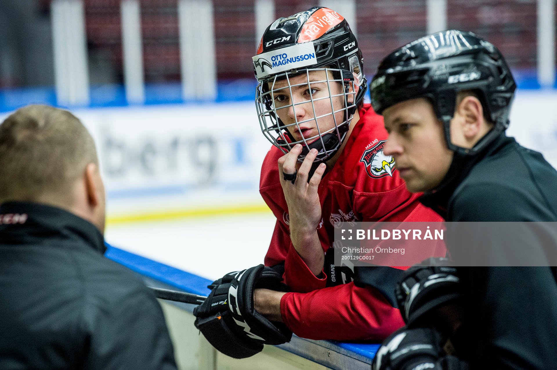 Ishockeyspelaren Helge Grans