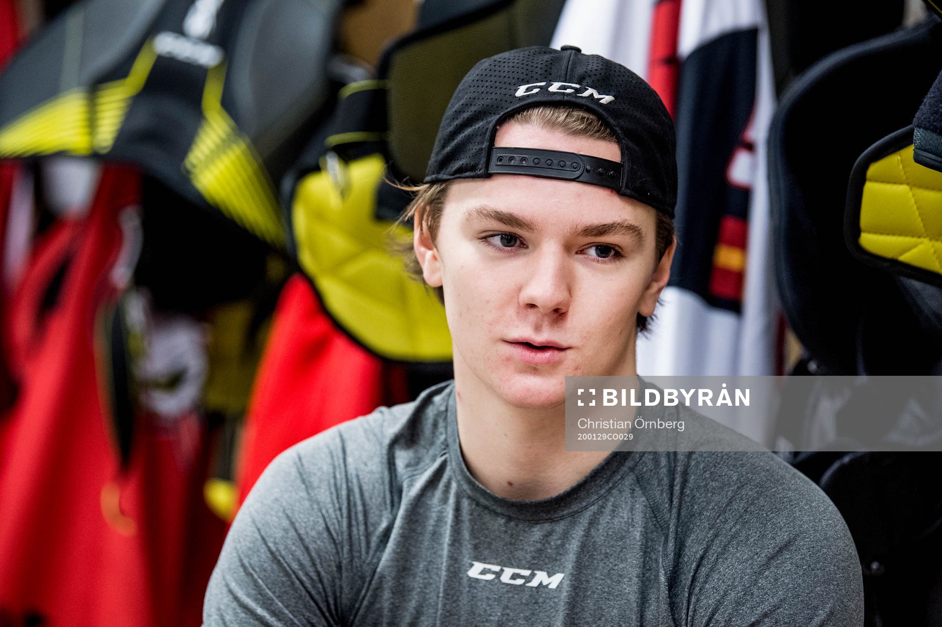 Ishockeyspelaren Helge Grans