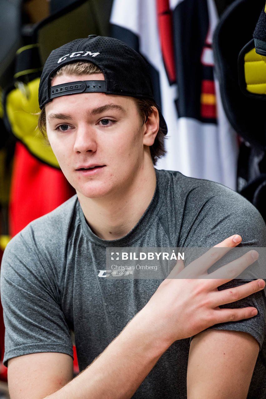 Ishockeyspelaren Helge Grans