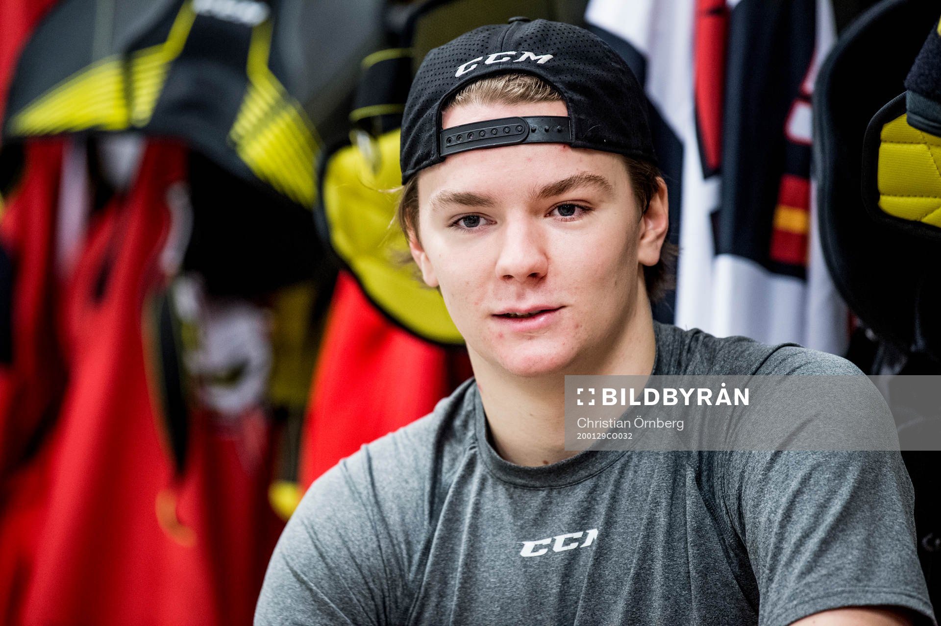 Ishockeyspelaren Helge Grans