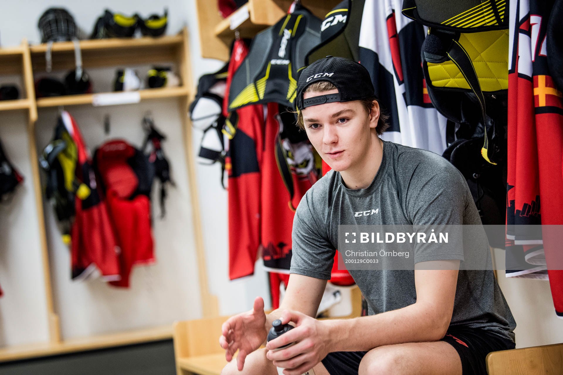 Ishockeyspelaren Helge Grans