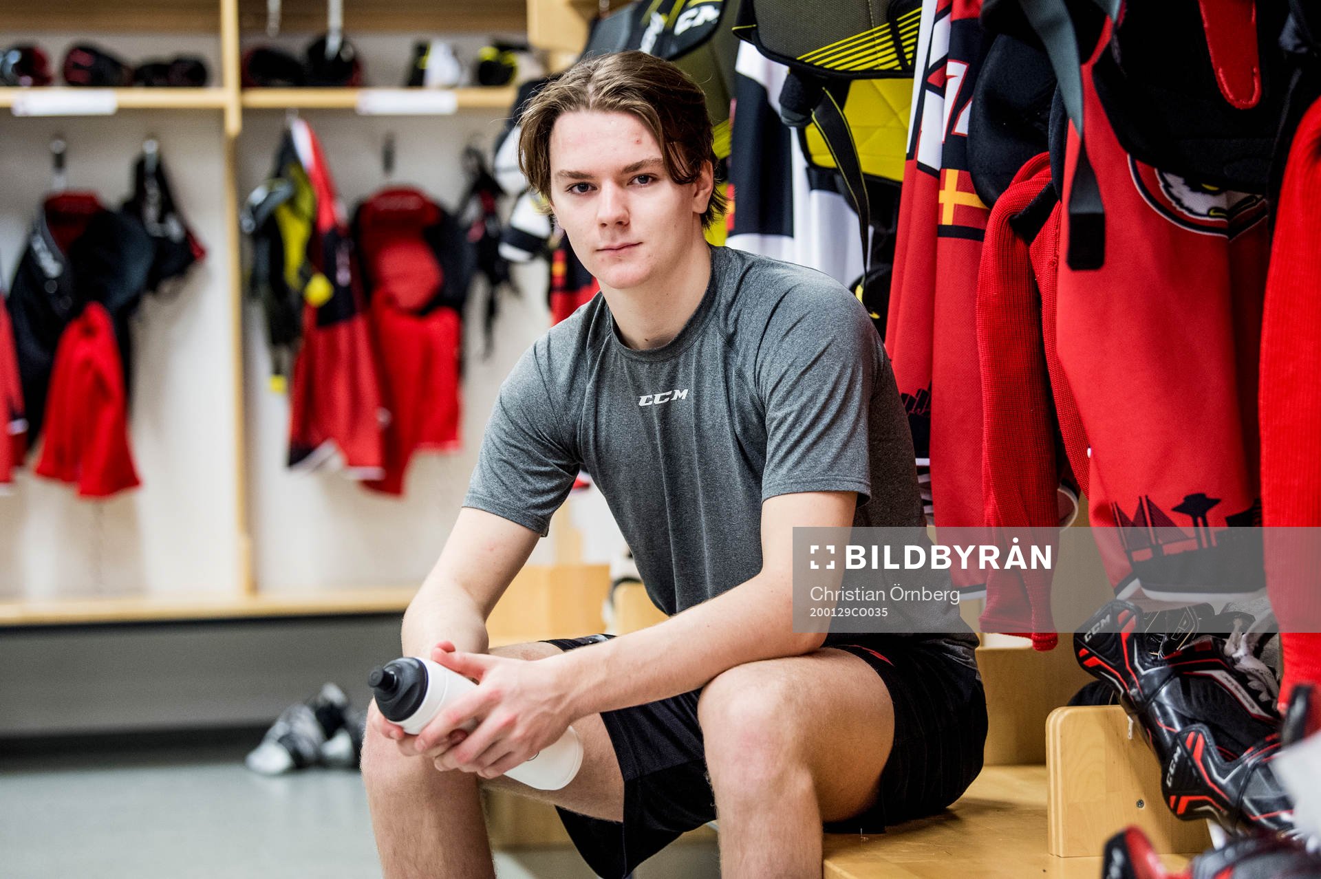 Ishockeyspelaren Helge Grans