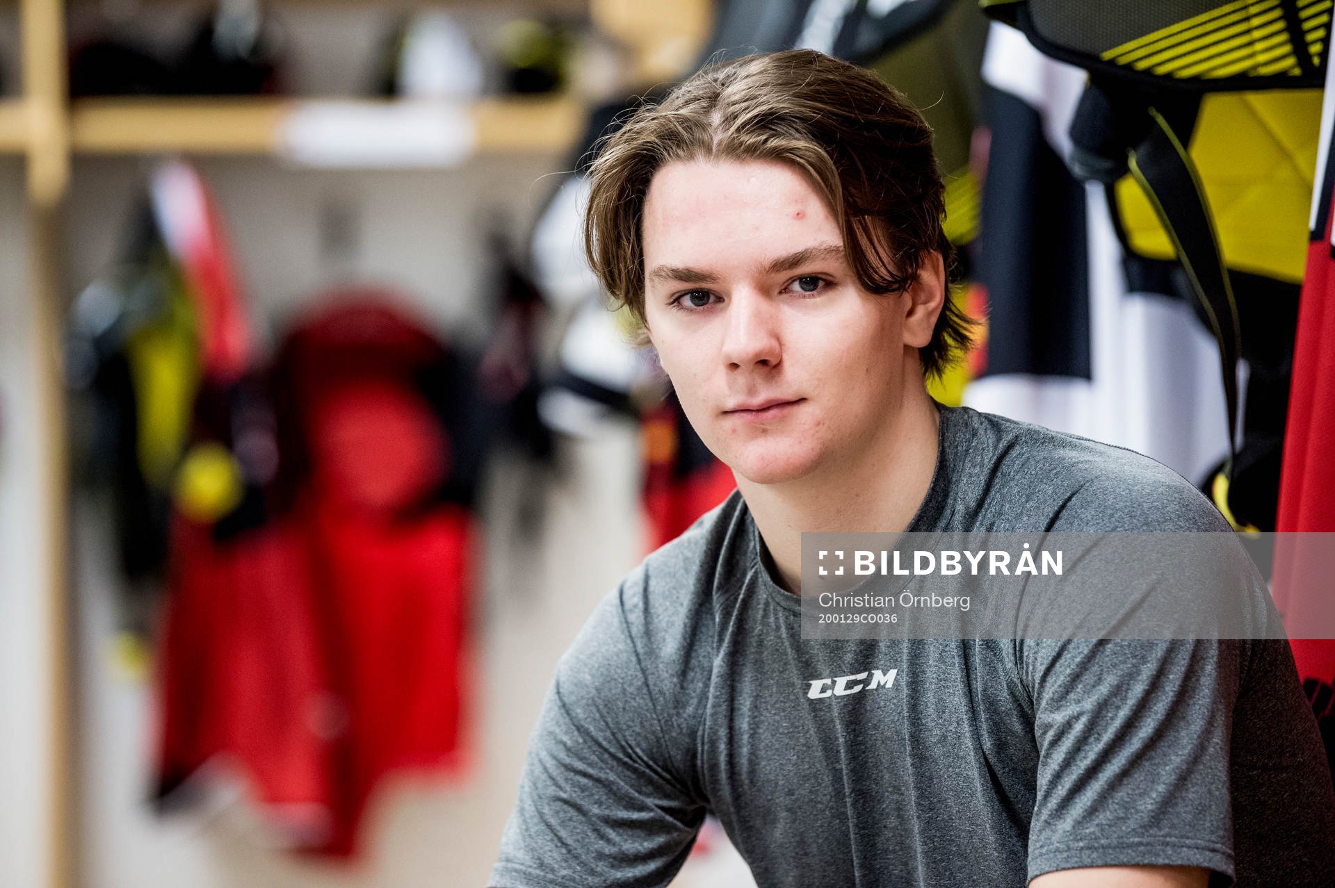 Ishockeyspelaren Helge Grans