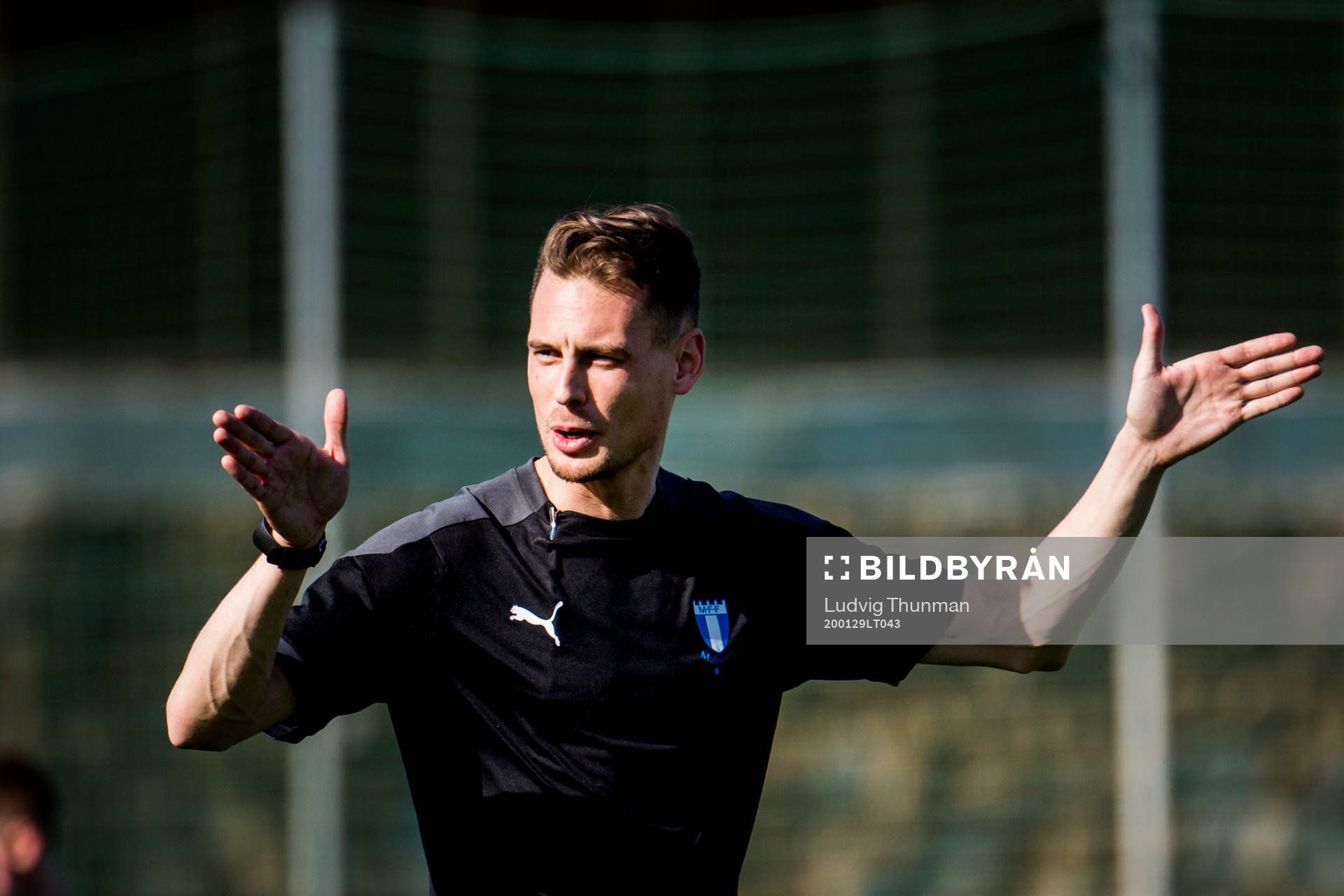 Assisterande tränare Daniel Bäckström