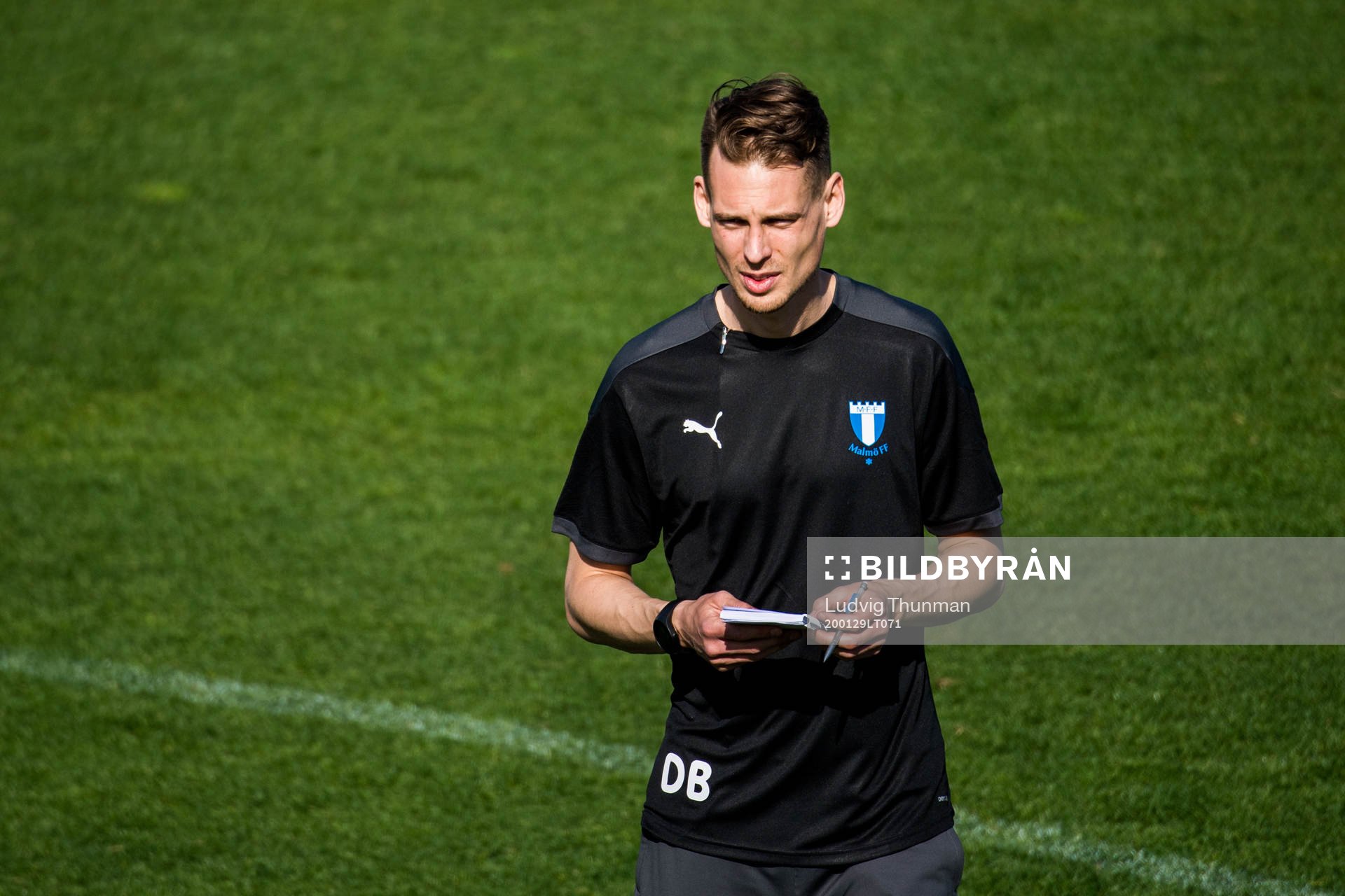 Assisterande tränare Daniel Bäckström