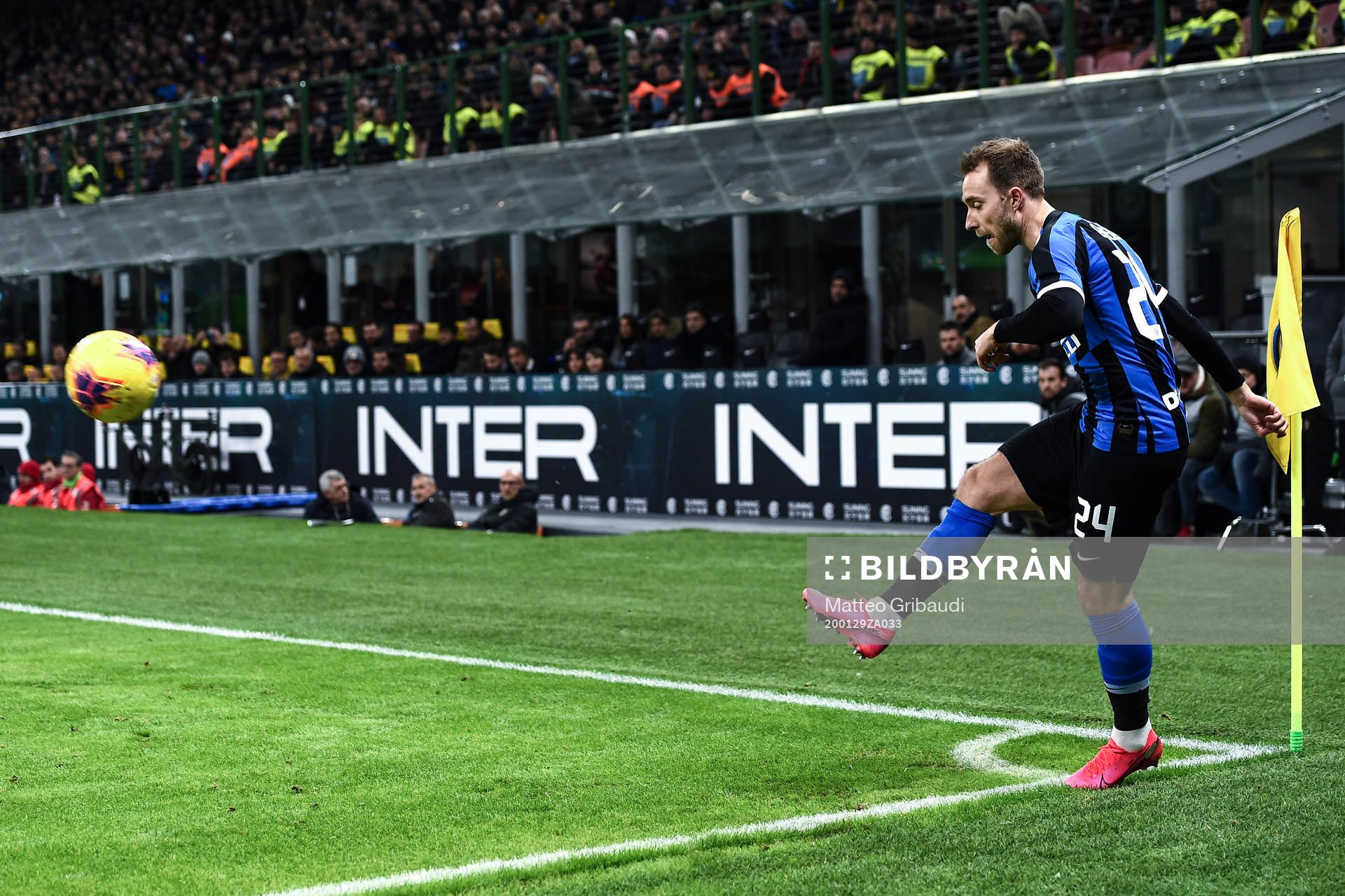 January 29, 2020, Milan, Italy: Christian Eriksen of Inter