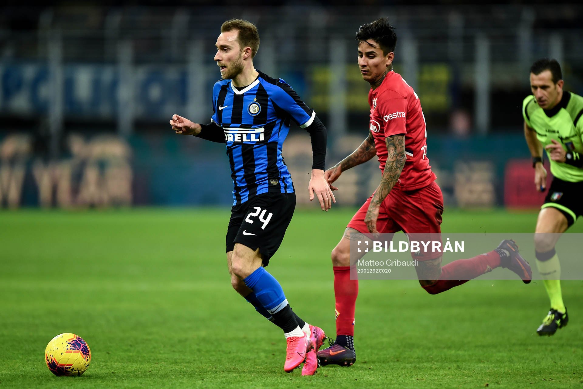 January 29, 2020, Milan, Italy: Christian Eriksen of Inter