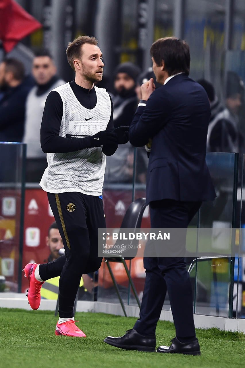 January 29, 2020, Milan, Italy: Christian Eriksen of Inter