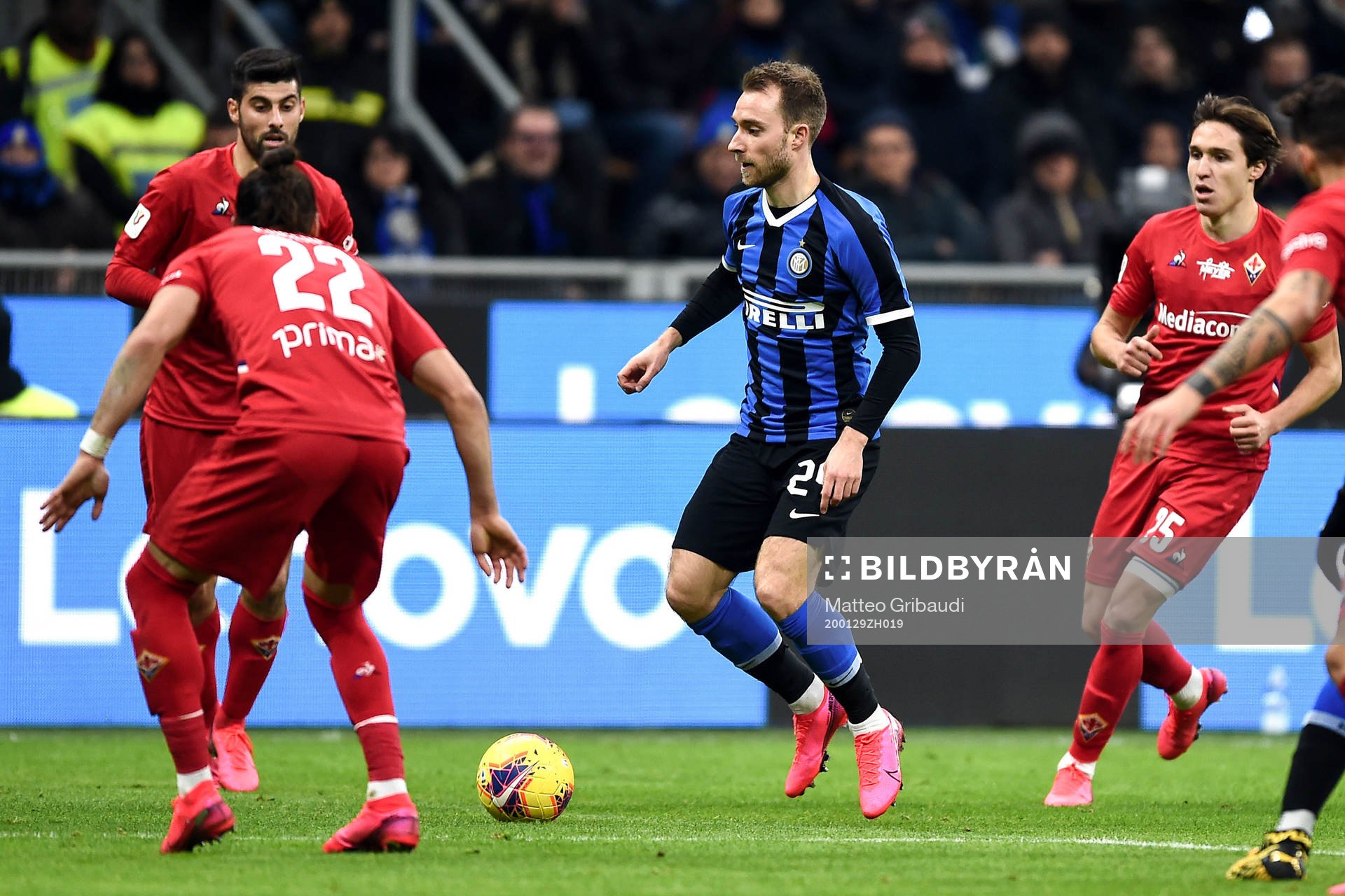 January 29, 2020, Milan, Italy: Christian Eriksen of Inter