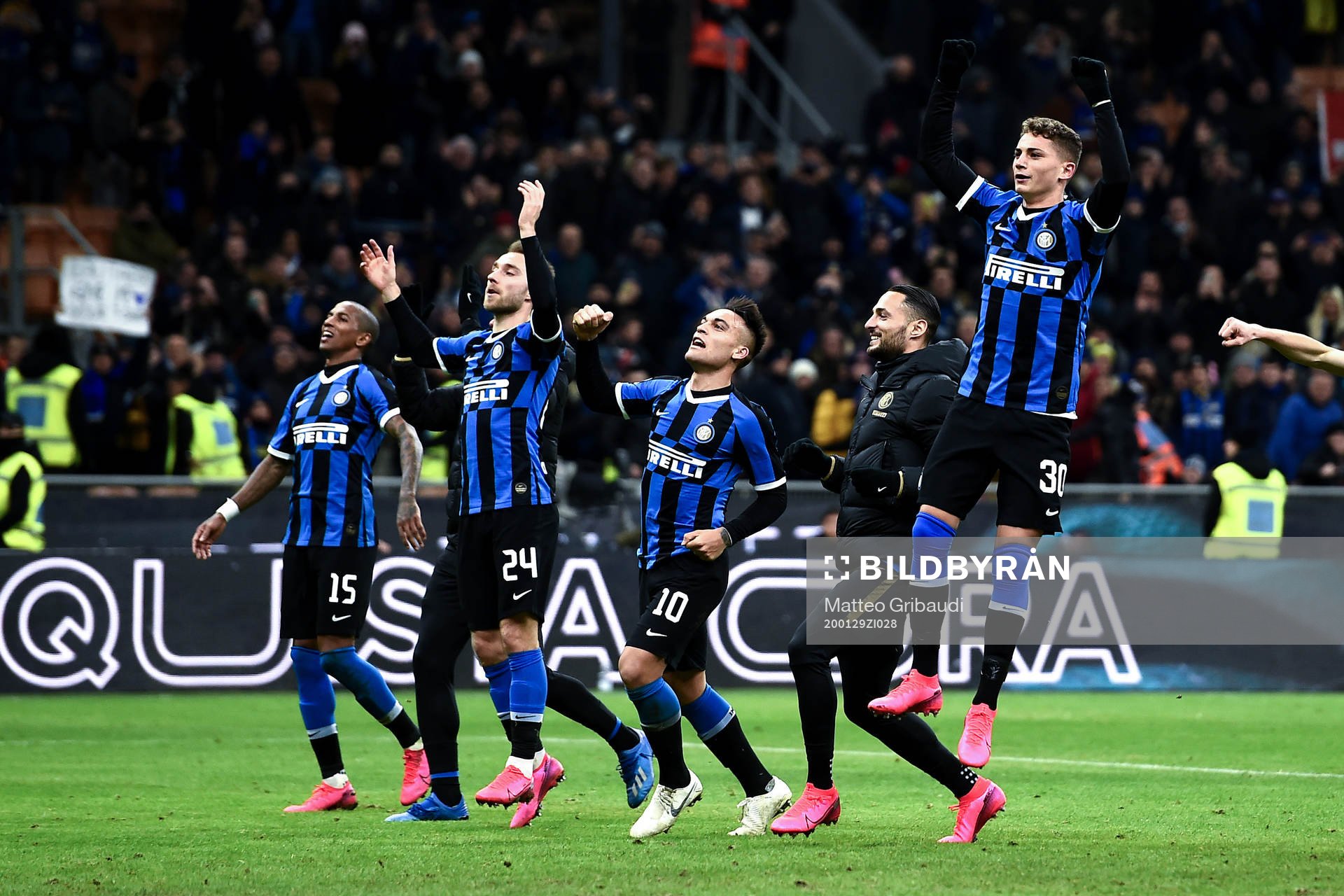 January 29, 2020, Milan, Italy: Christian Eriksen of Inter