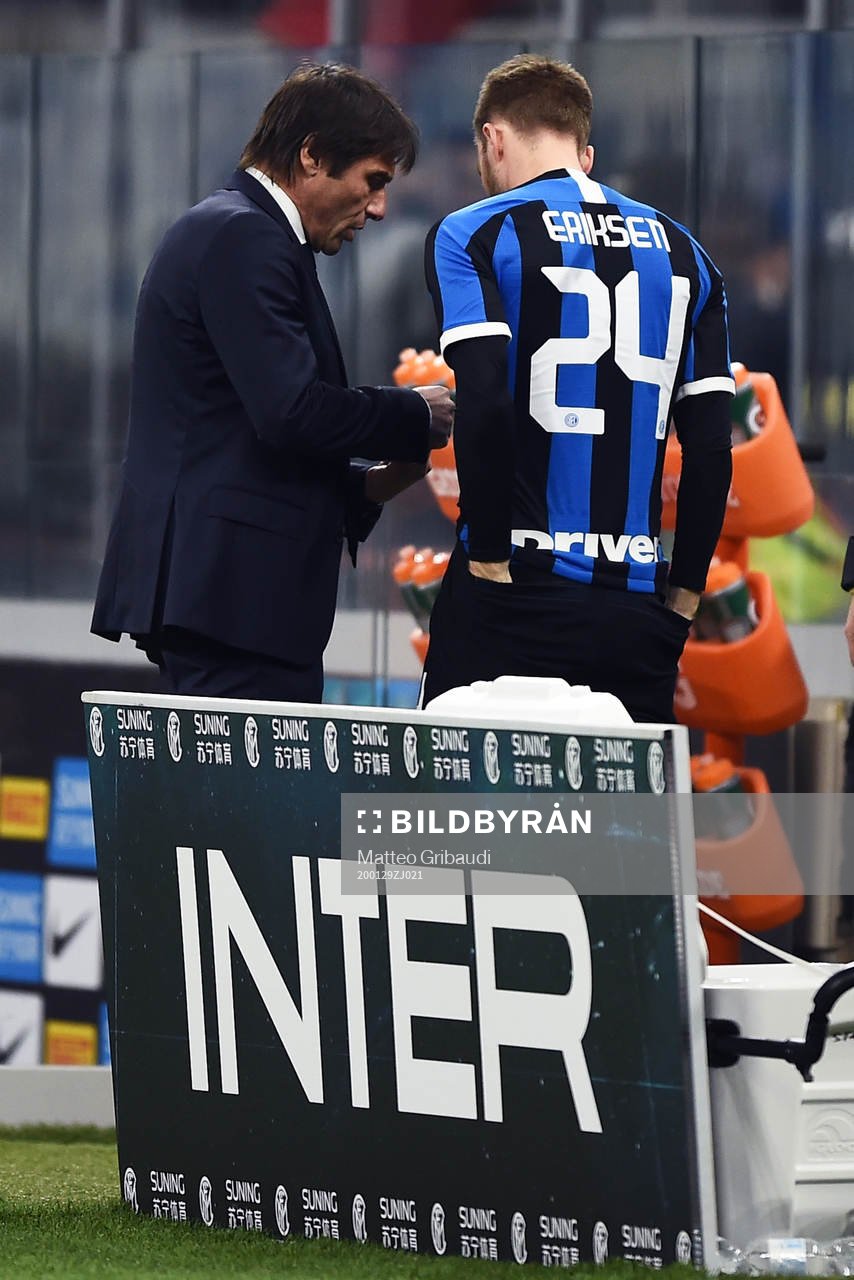 January 29, 2020, Milan, Italy: Christian Eriksen of Inter