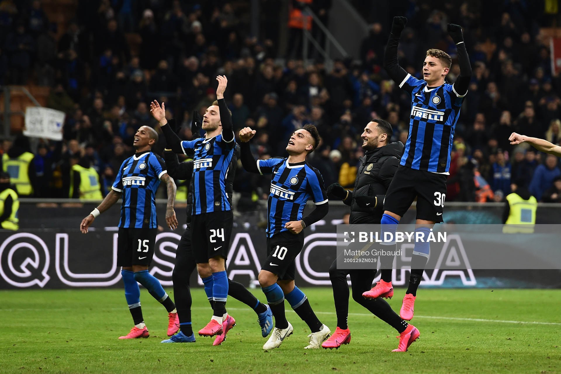 January 29, 2020, Milan, Italy: Christian Eriksen of Inter