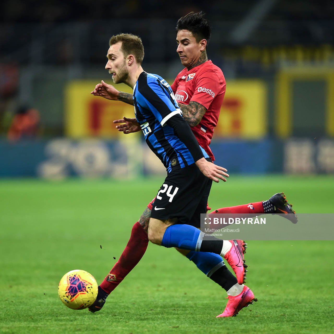 January 29, 2020, Milan, Italy: Christian Eriksen of Inter