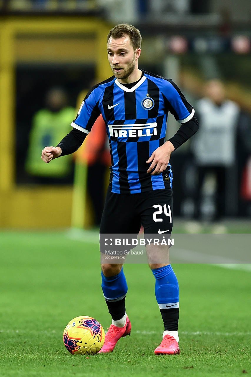 January 29, 2020, Milan, Italy: Christian Eriksen of Inter
