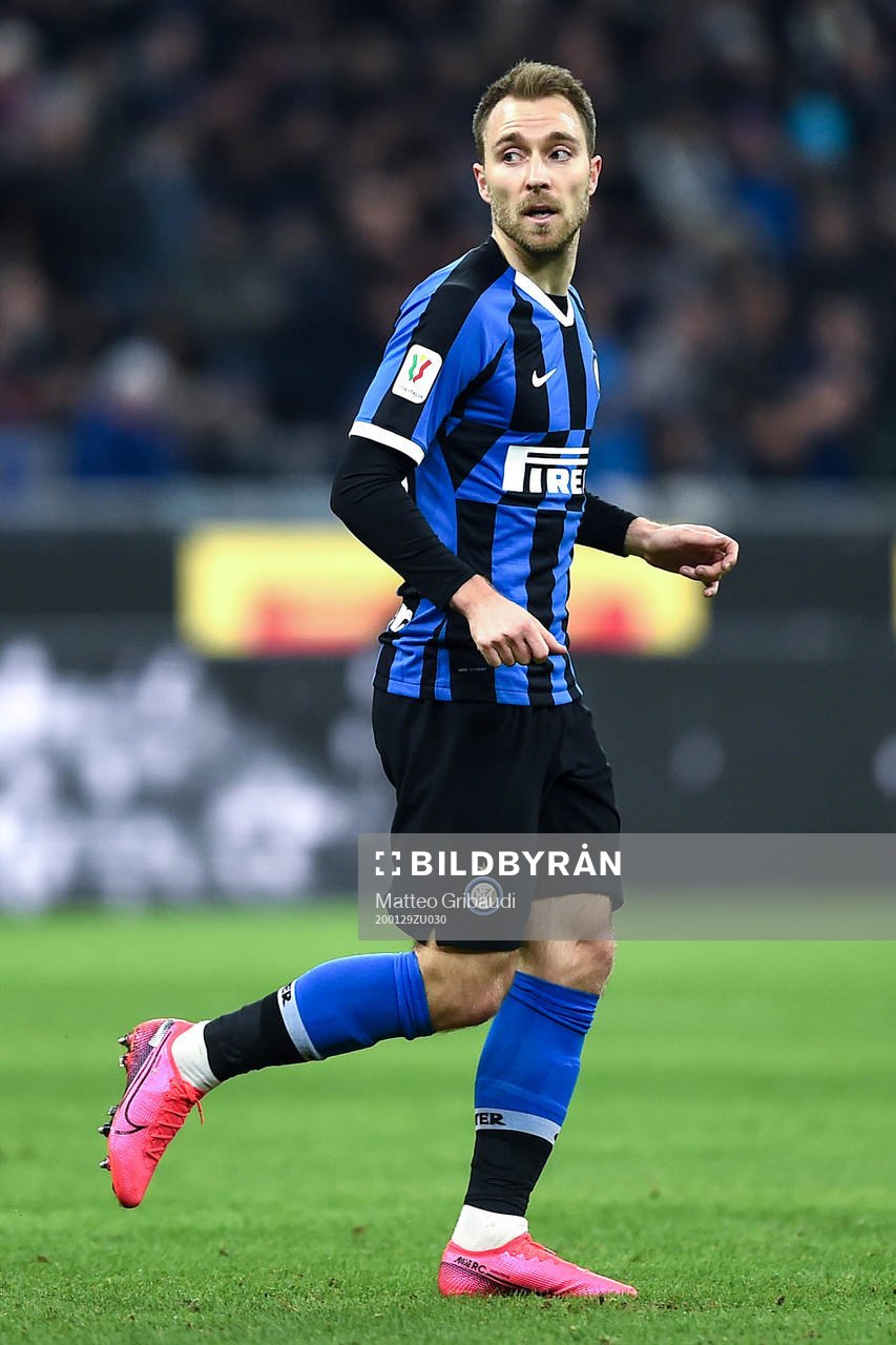 January 29, 2020, Milan, Italy: Christian Eriksen of Inter
