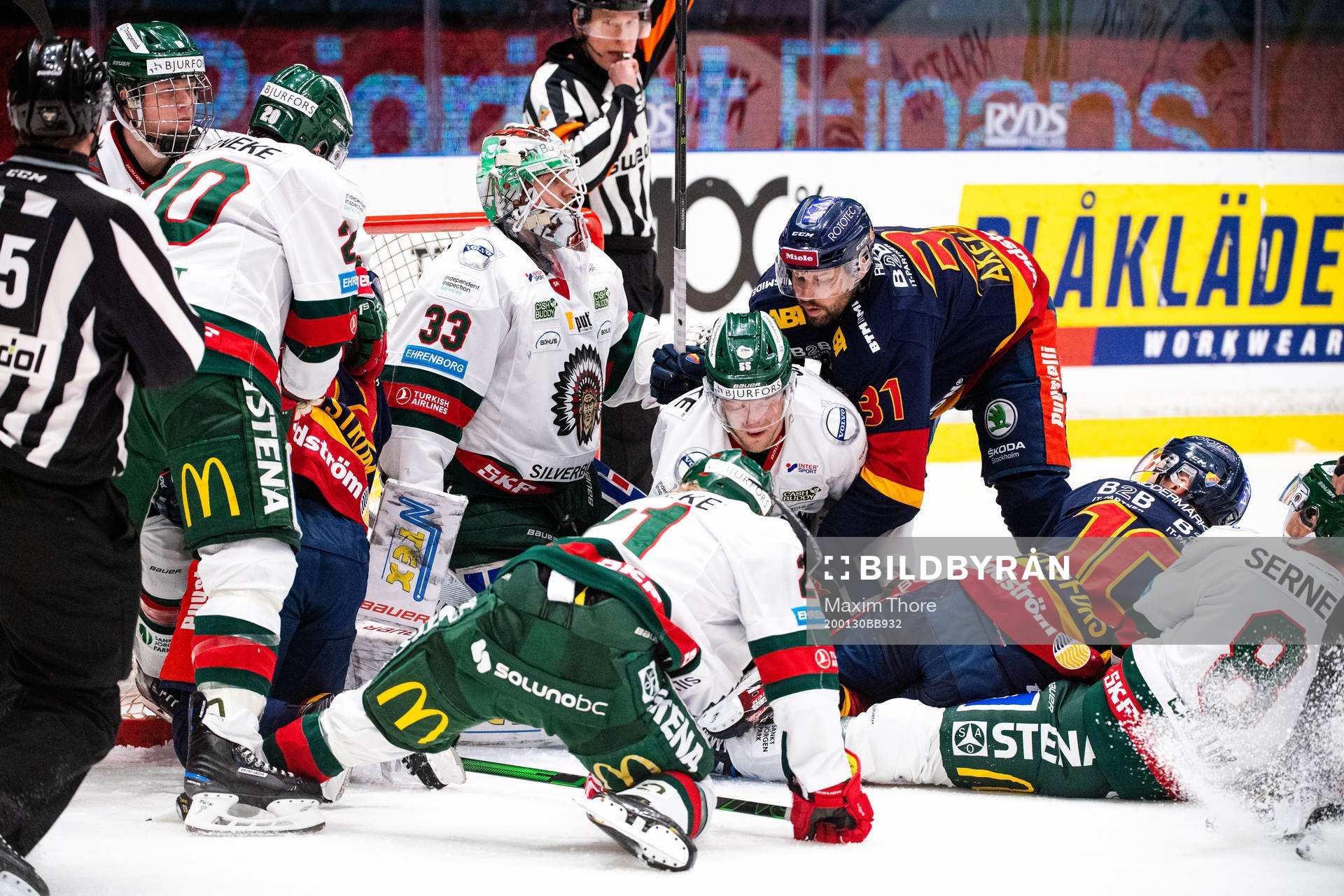 Frölundas David Printz och Djurgårdens Dick Axelsson
