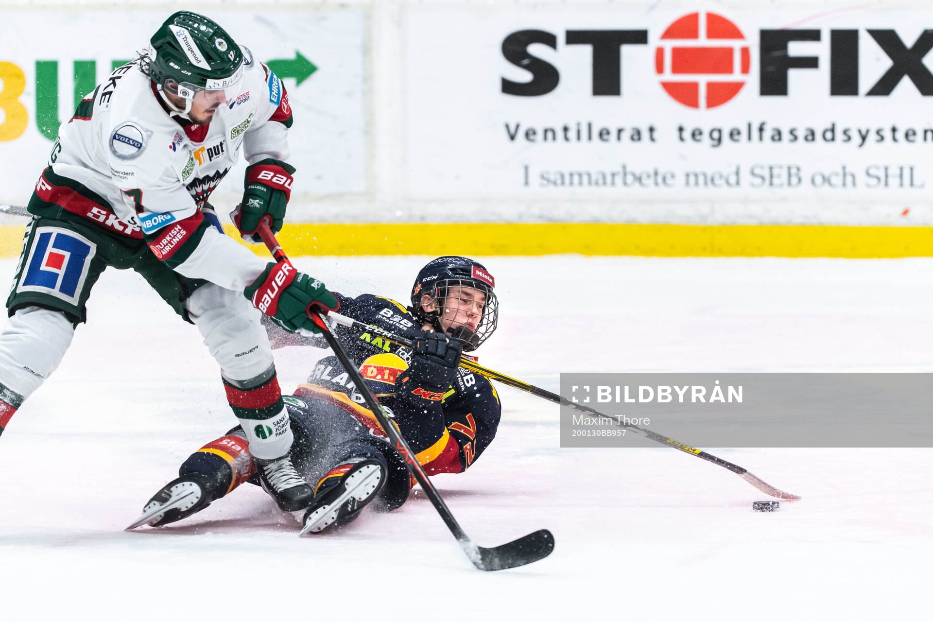 Frölundas Sebastian Stålberg och Djurgårdens William