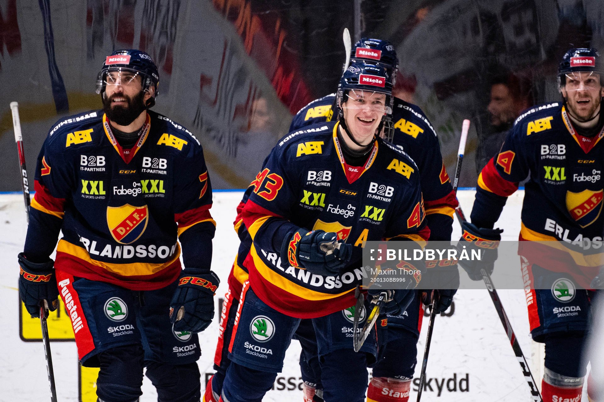 Djurgårdens Tom Nilsson jublar