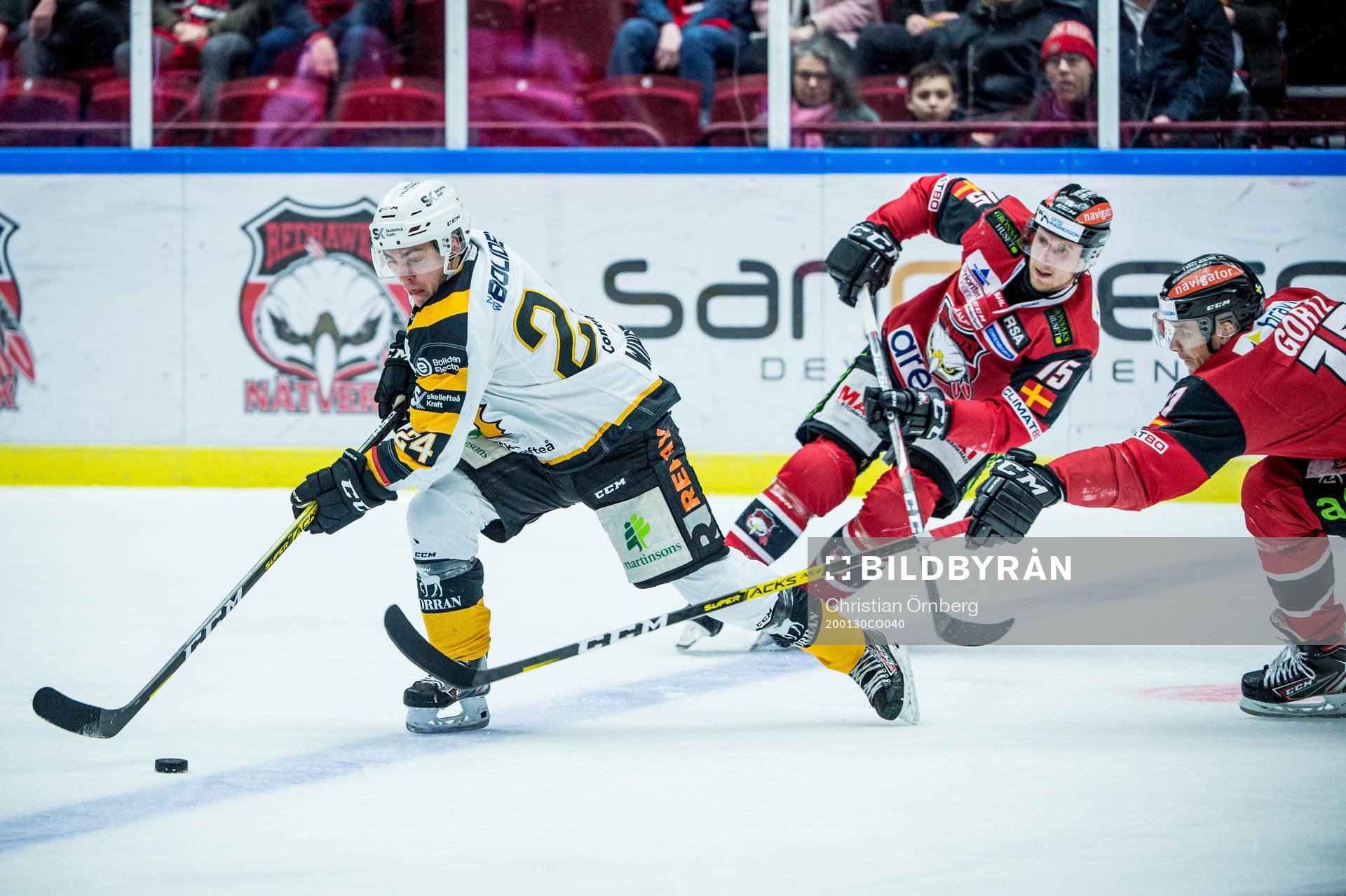 Skellefteås Andreas Wingerli mot Malmö Redhawks Axel