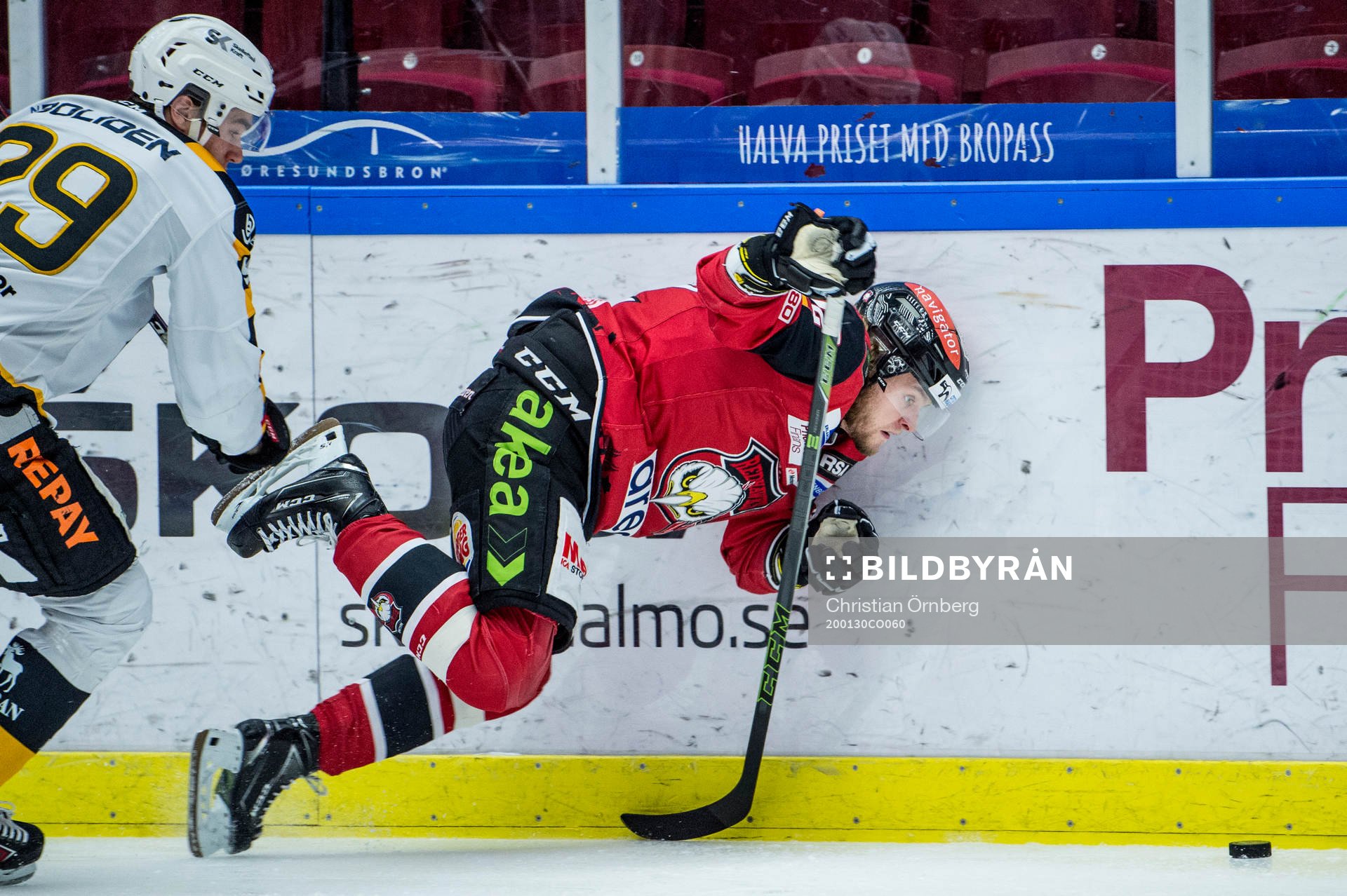 Malmö Redhawks Nicolai Meyer mot Skellefteås Albin