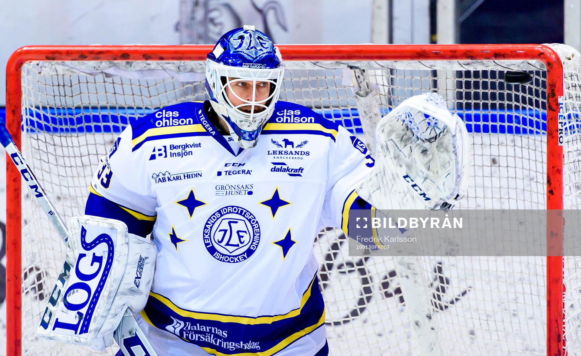 Leksands målvakt Axel Brage