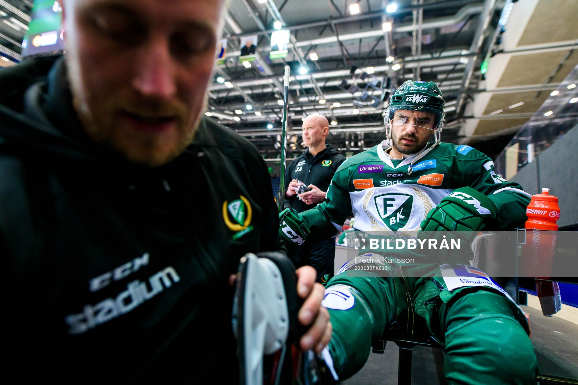 Färjestads Martin Johansson får nya skenor