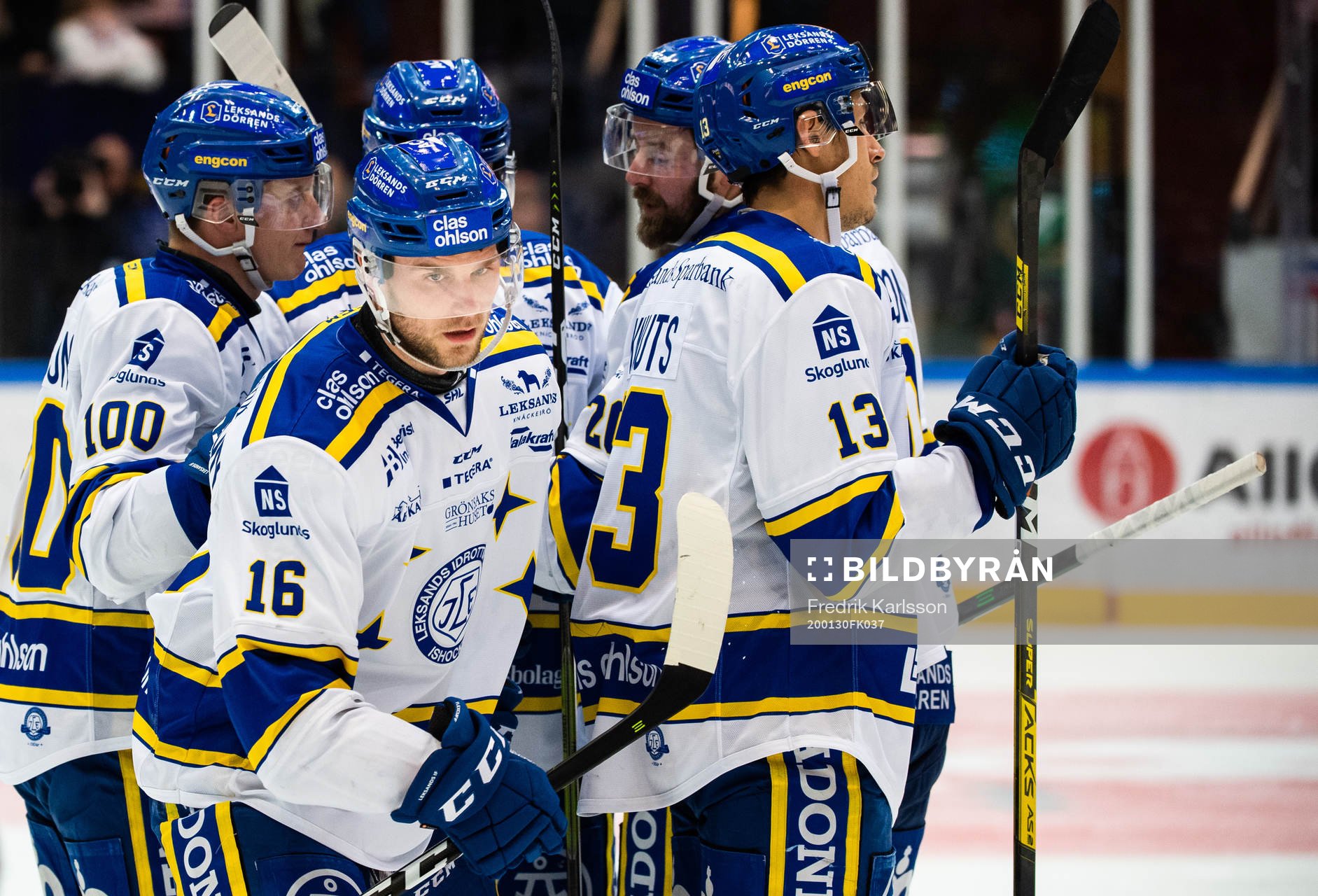 Leksands Daniel Gunnarsson jublar