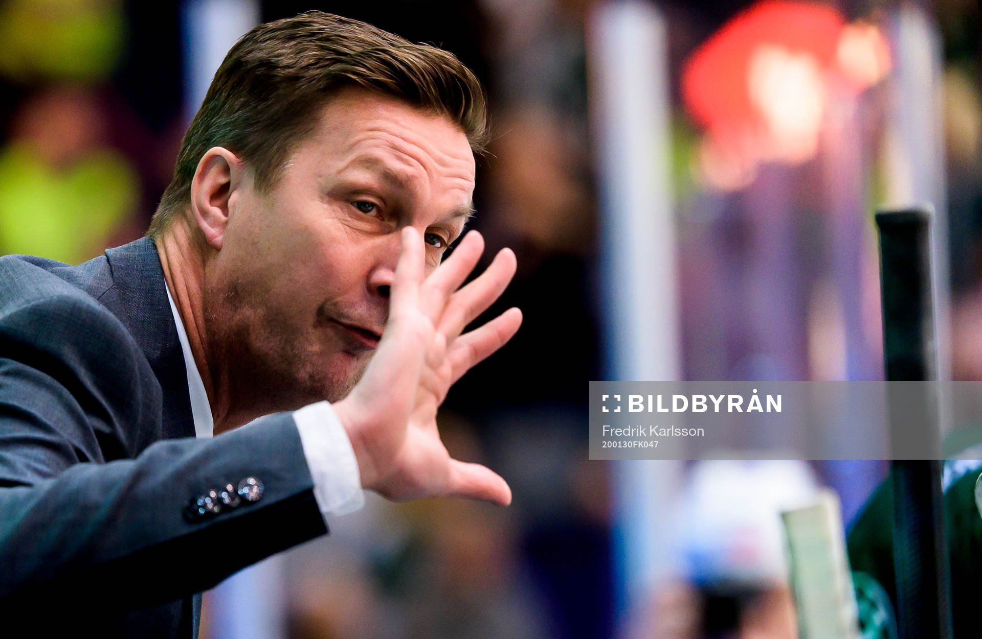 Färjestads huvudtränare Johan Pennerborn