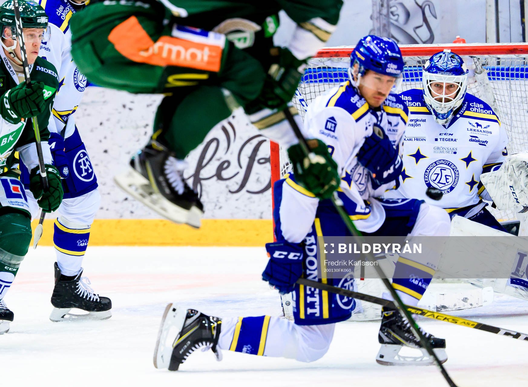 Leksands målvakt Axel Brage