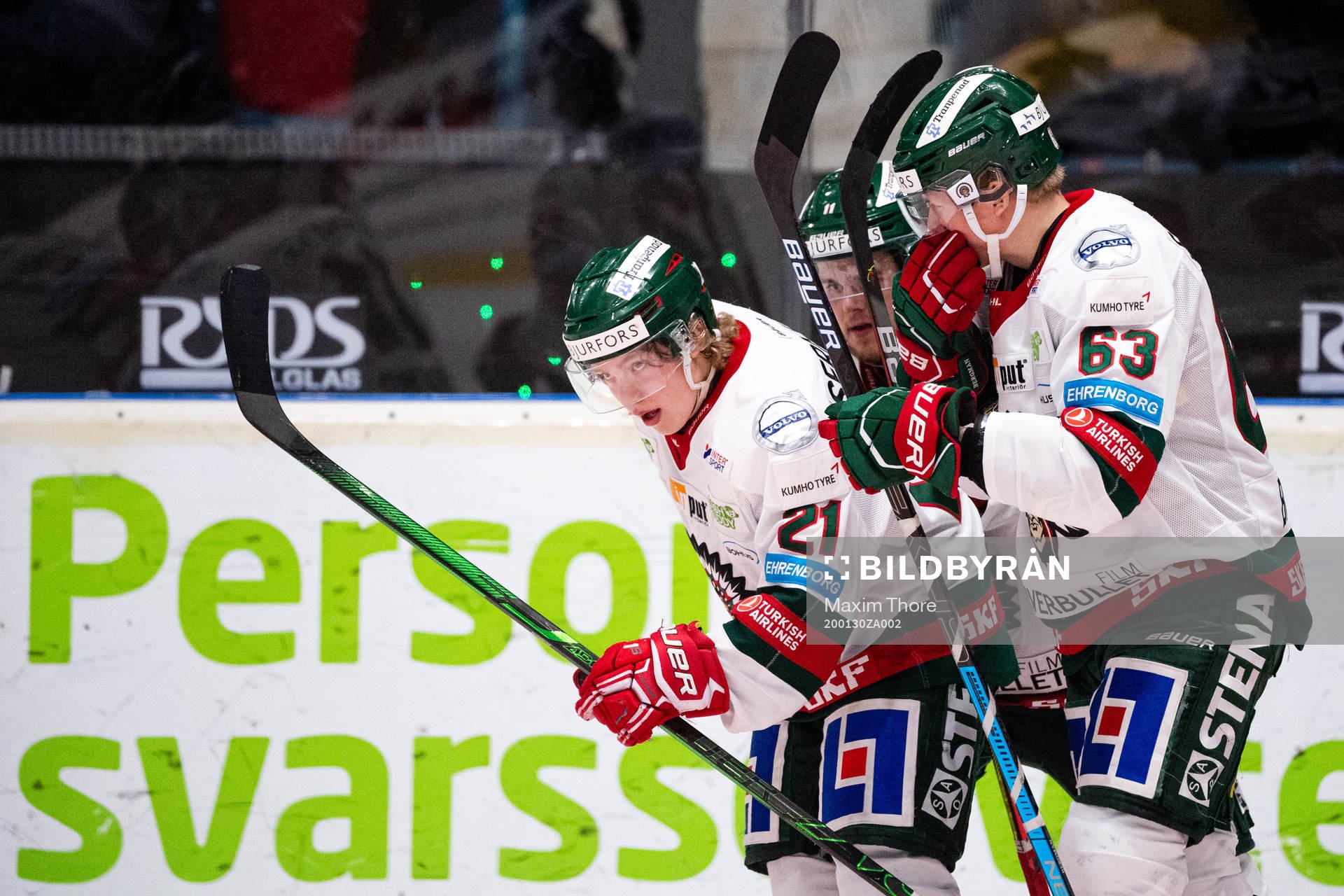 Frölundas Karl Henriksson jublar