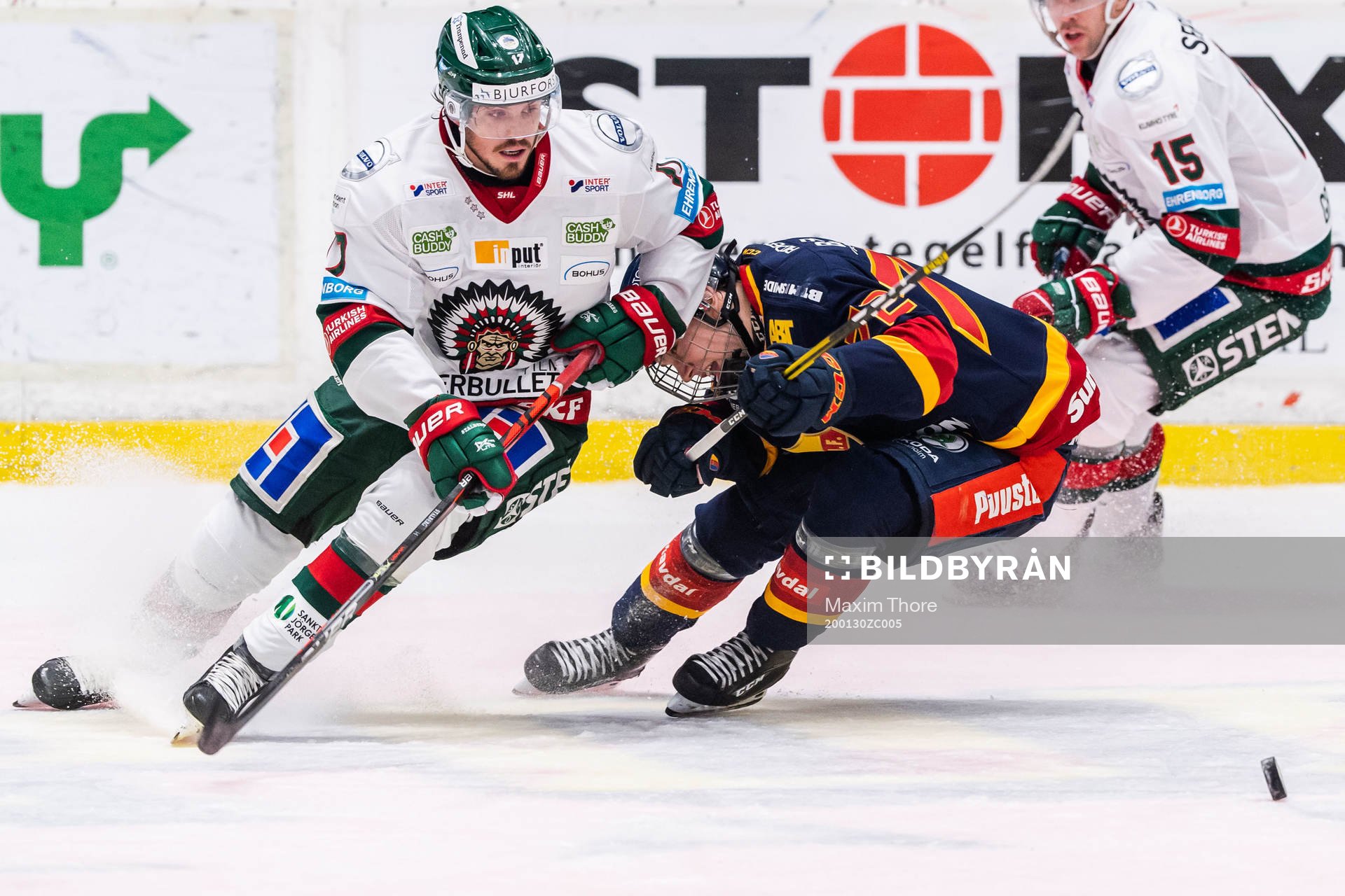 Frölundas Sebastian Stålberg och Djurgårdens William