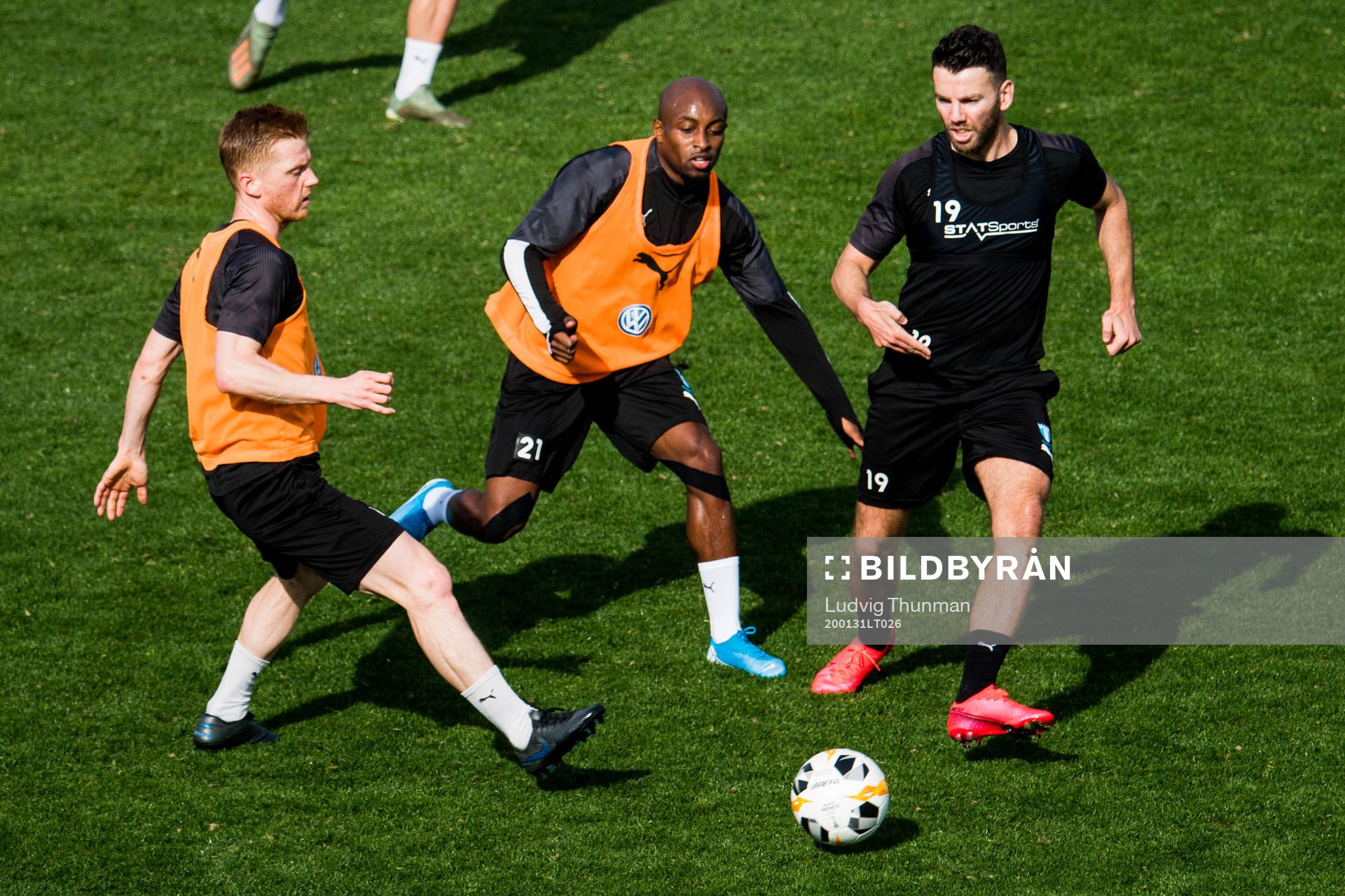 Anders Christiansen, Fouad Bachirou och Erdal Rakip