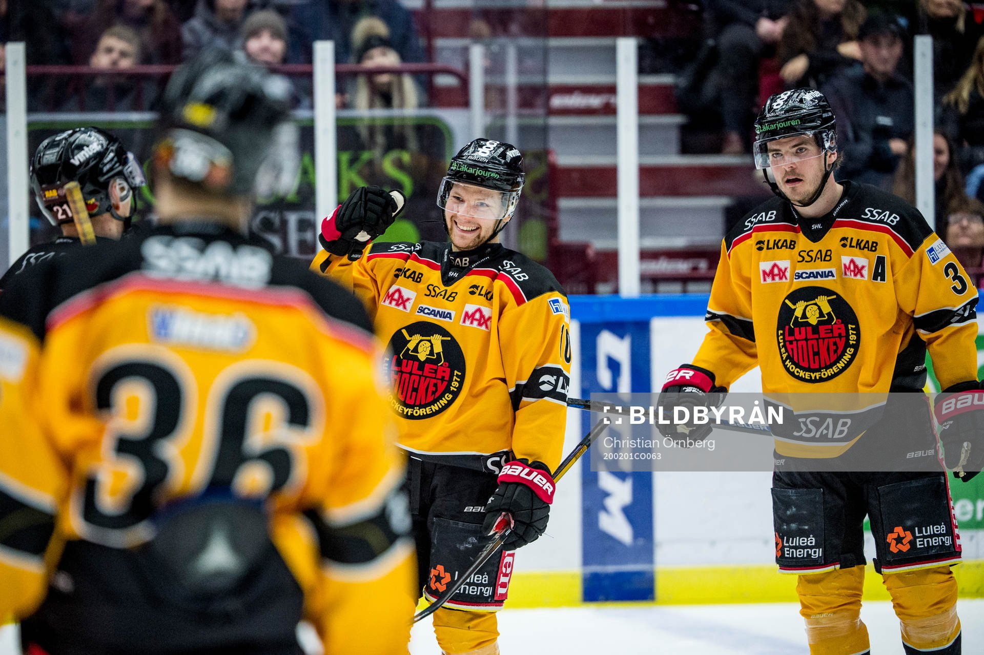 Luleås Einar Emanuelsson jublar