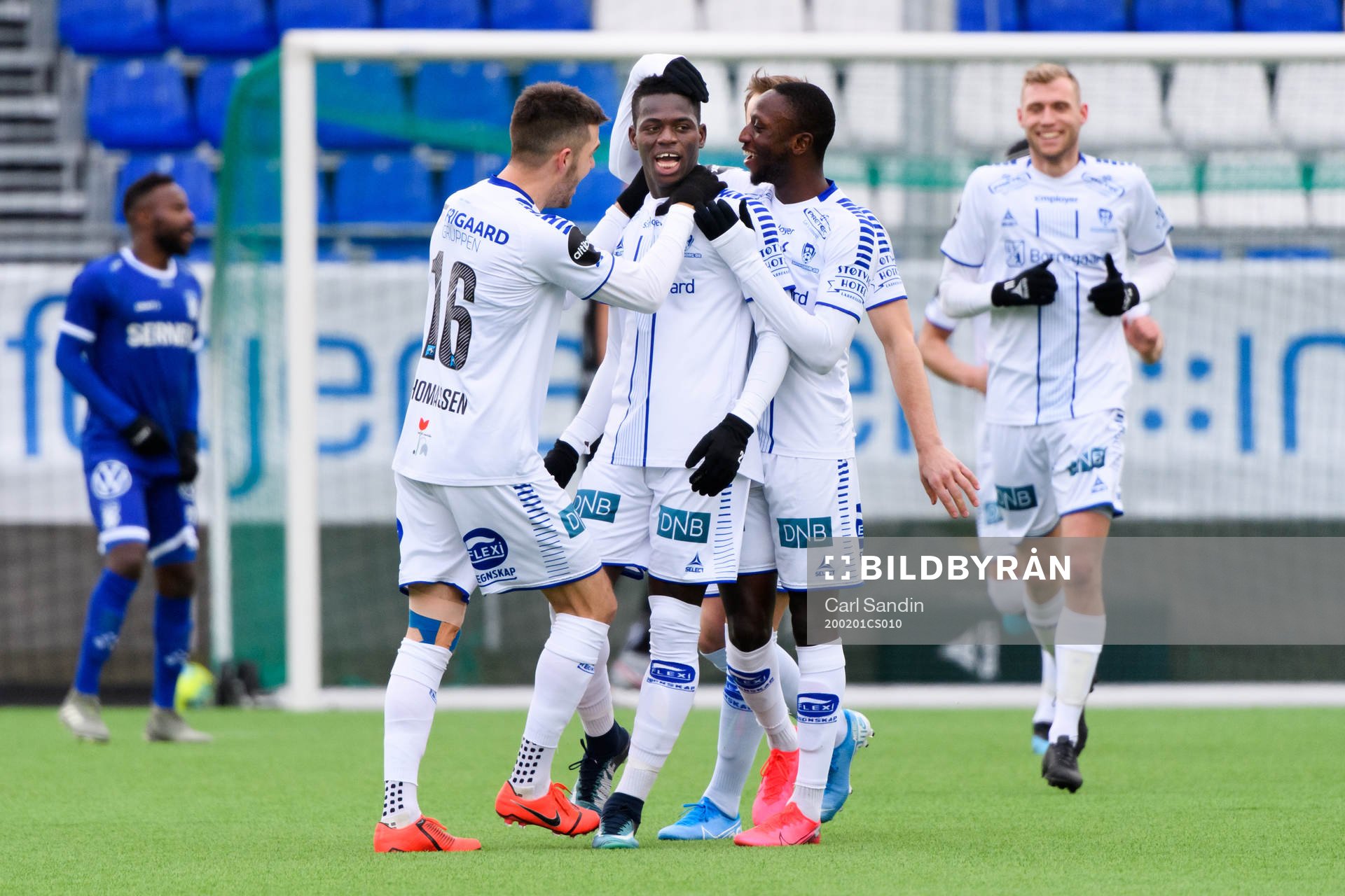Sarpsborgs Ismaila Coulibaly jublar