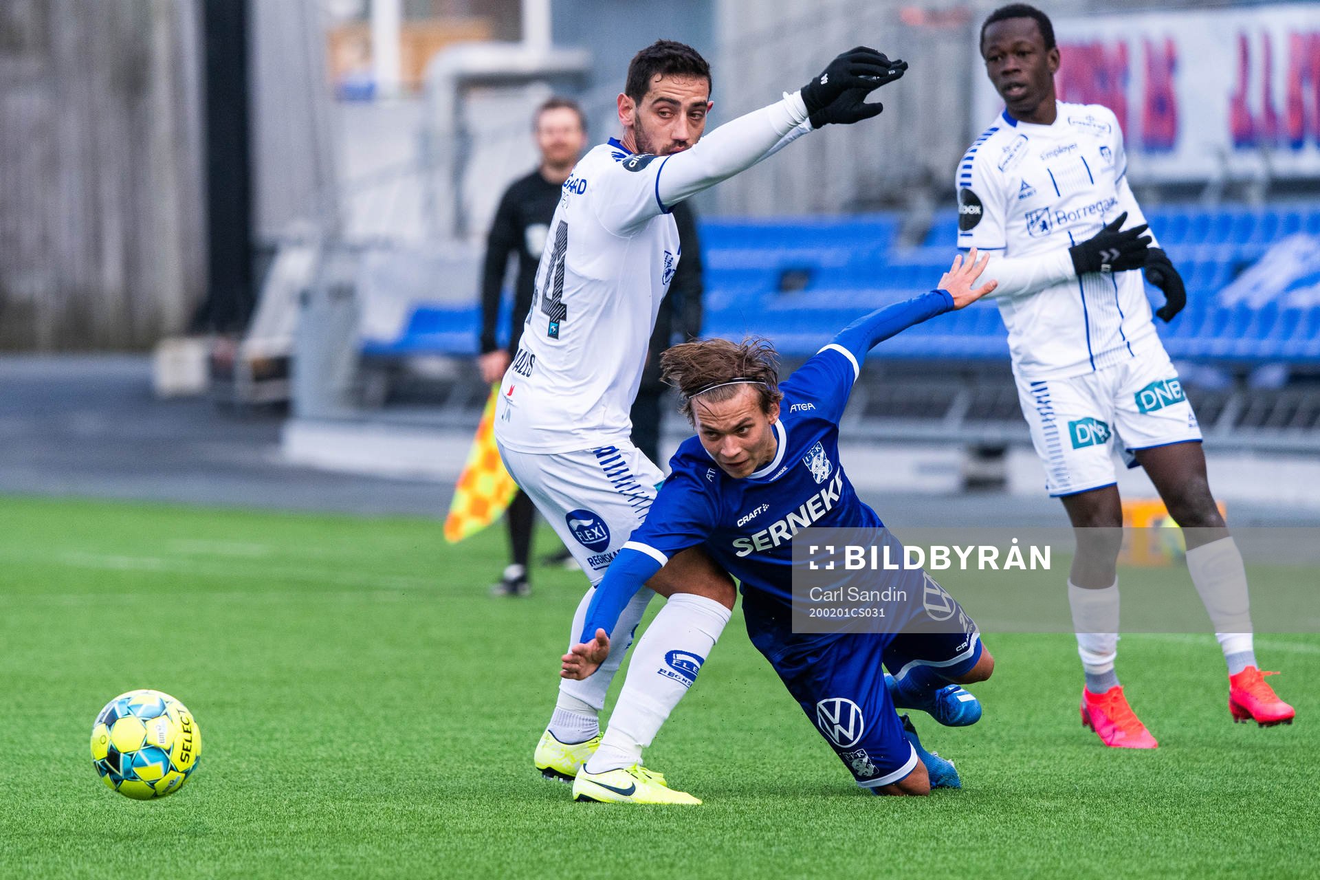 Sarpsborgs Mate Males och IFK Göteborgs Noah Alexandersson