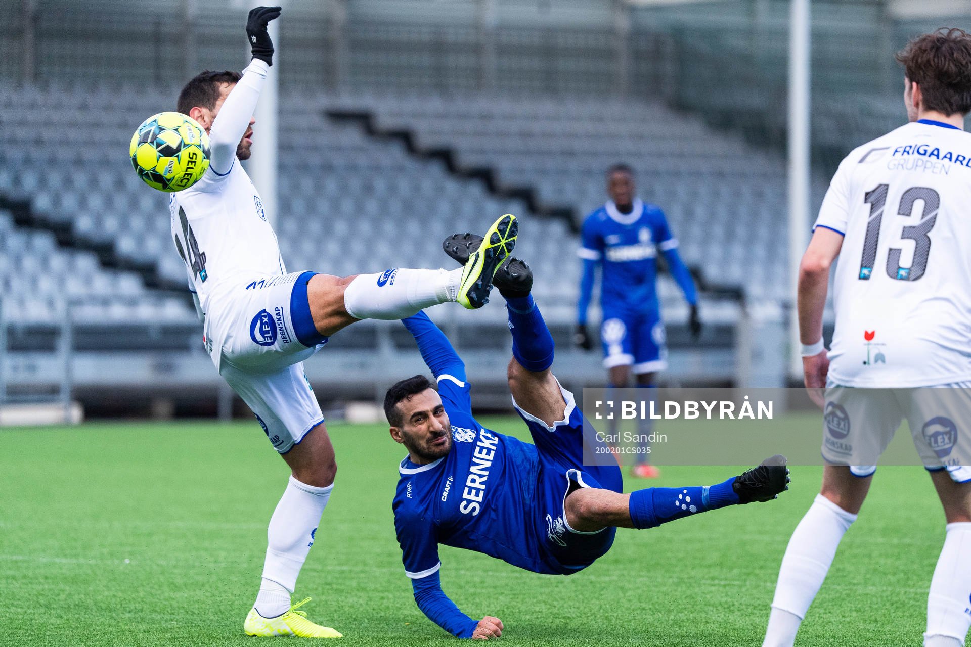 IFK Göteborgs Sargon Abraham med en cykelspark