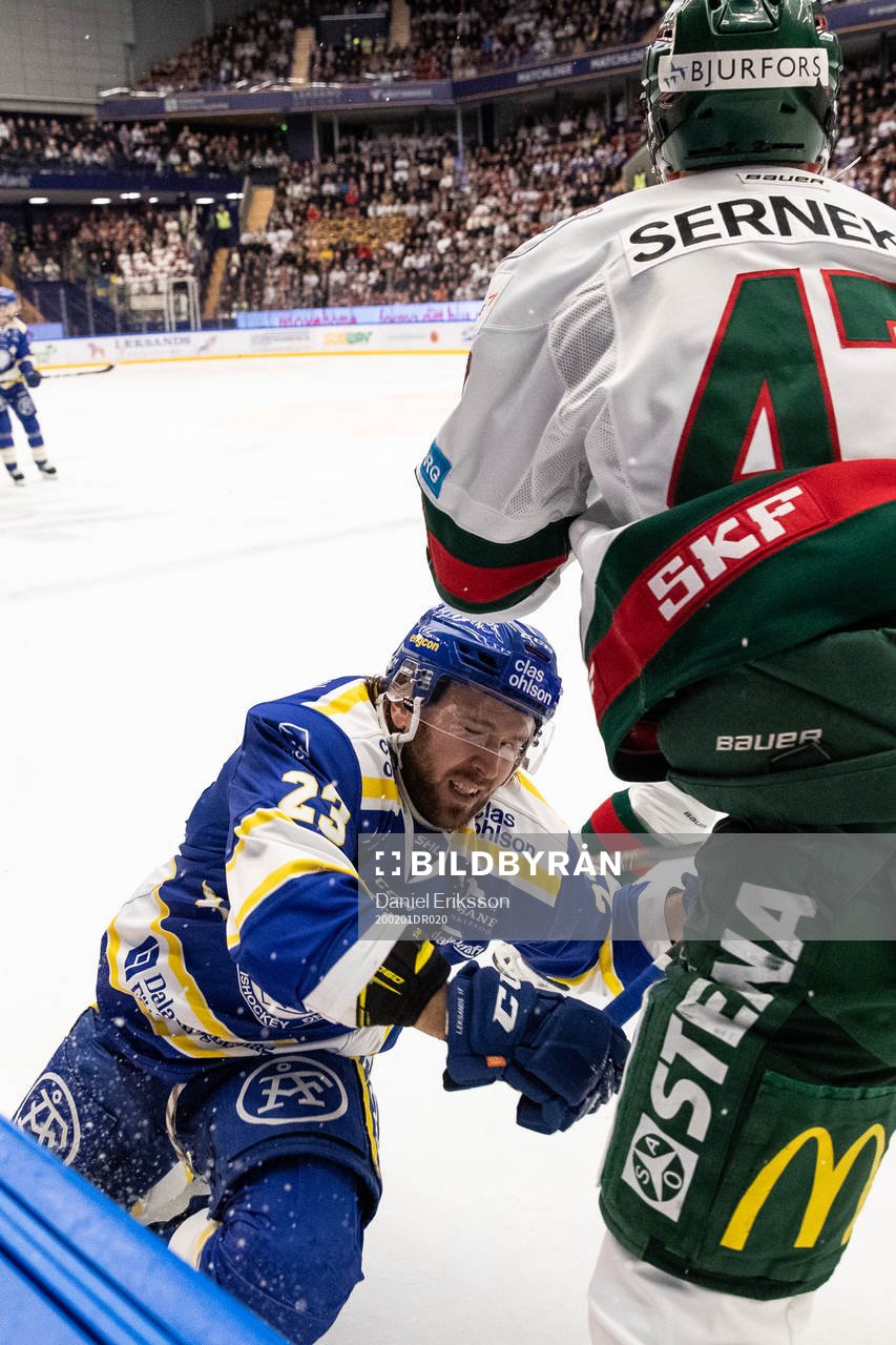 Leksands André Hult och Frölundas Daniel Torgersson