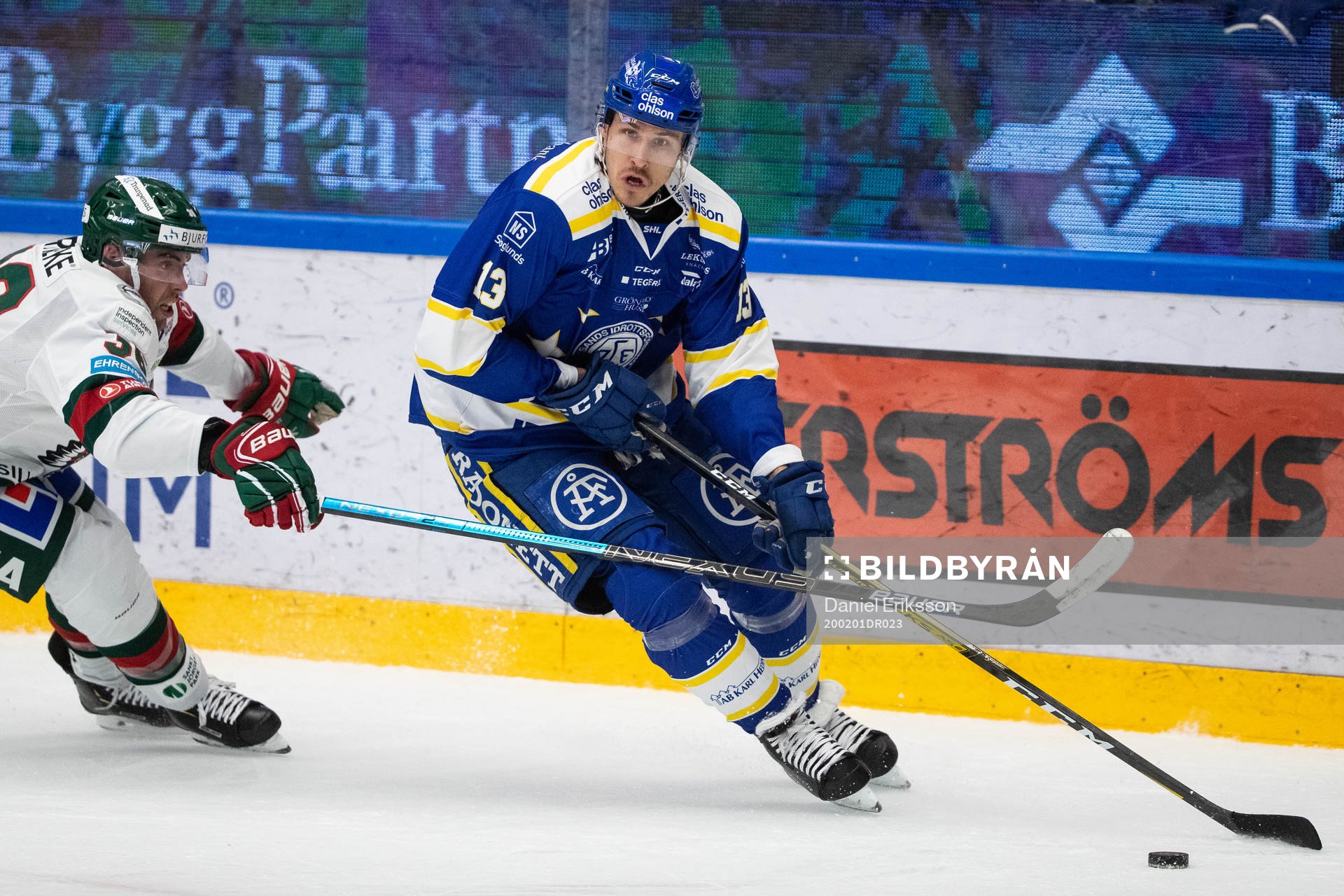 Frölundas Brandon Gormley och Leksands Jon Knuts